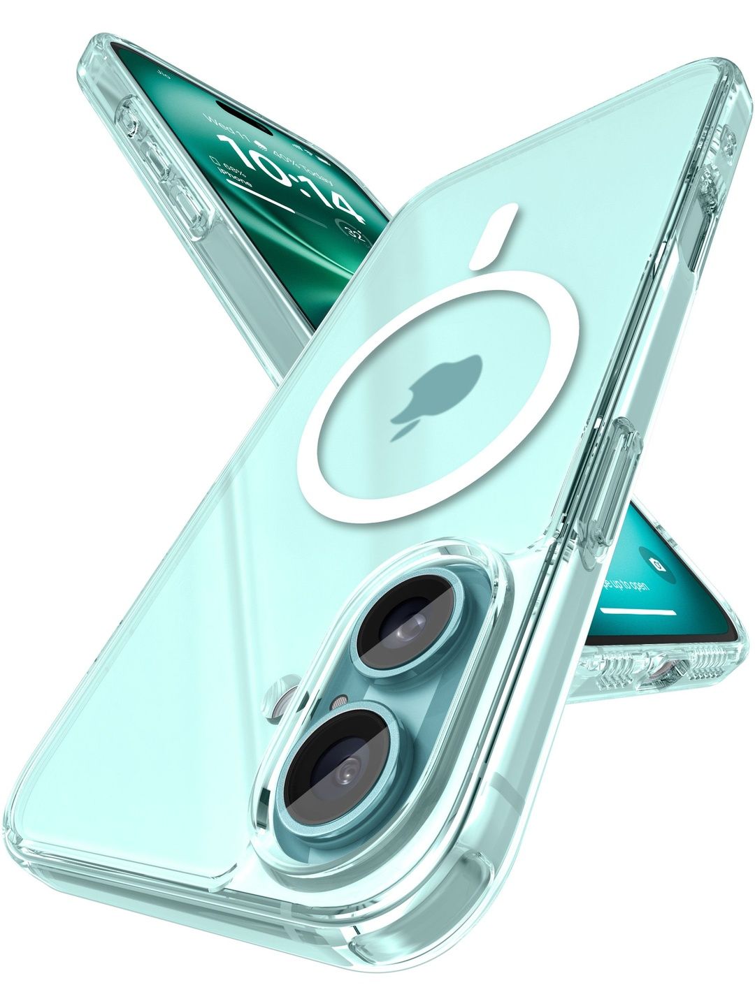 VAKU LUXOS Glassy Magpro Shockproof Transparent Case For Iphone 16 Plus-picture-23