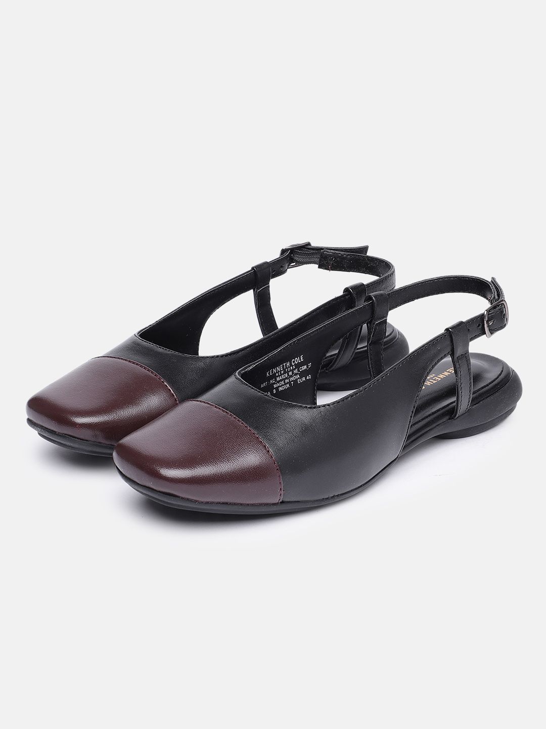Kenneth Cole Women Colourblocked Leather Mules Flats-picture-11