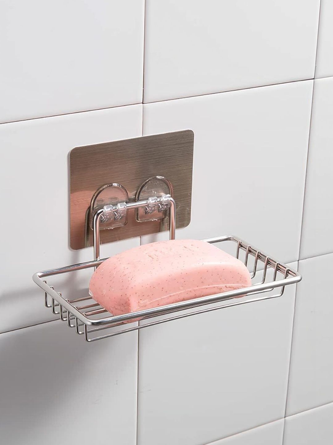 DXDT Stainless Steel Self-Adhesive Soap Dish-image-17