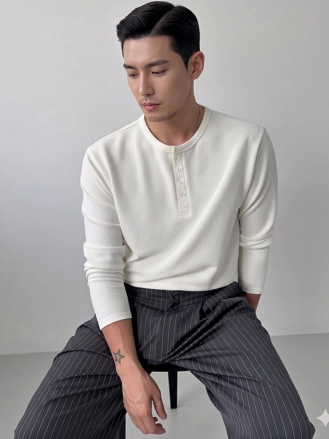 The Modern Soul Men Henley Neck T-shirt-picture-18