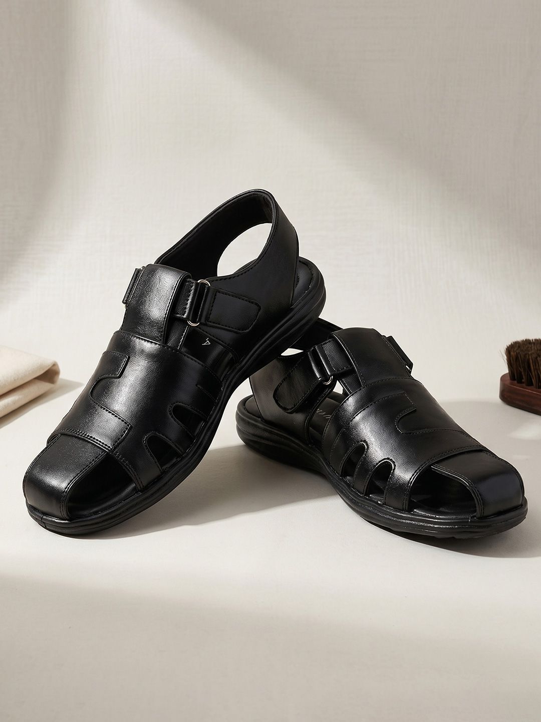 Ajanta Cushioned Footbed Fisherman Sandals-image-49