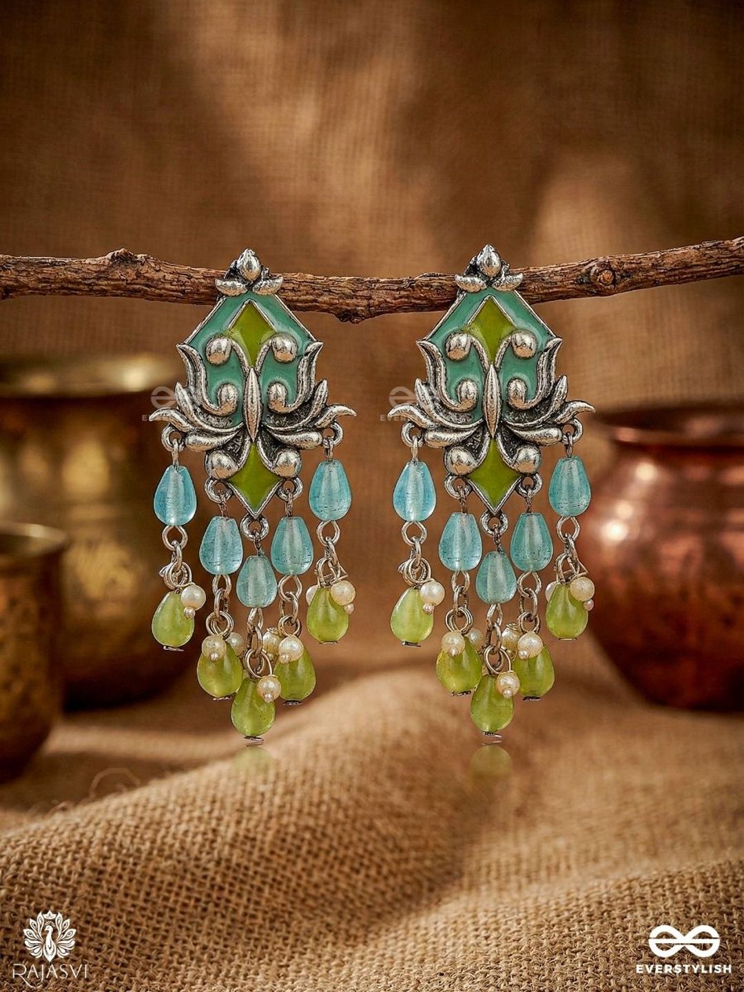 EVERSTYLISH Silver-Plated Geometric Drop Earrings-picture-37