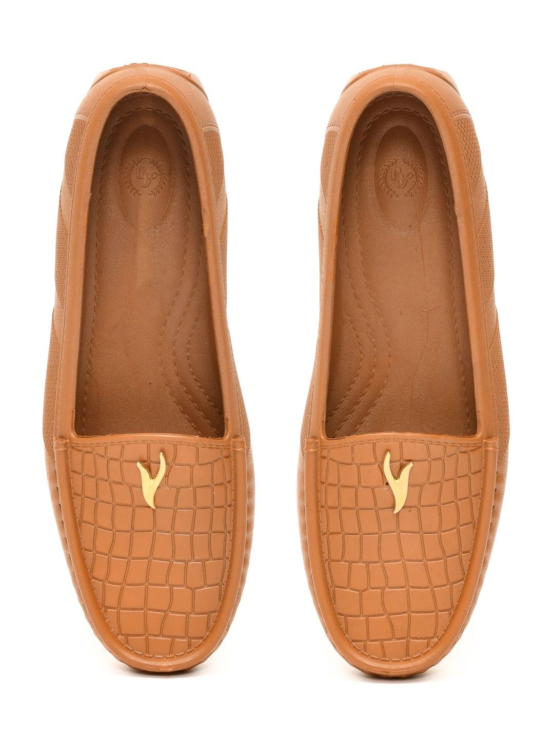 Ajanta SHOES Women Textured Loafers-image-36