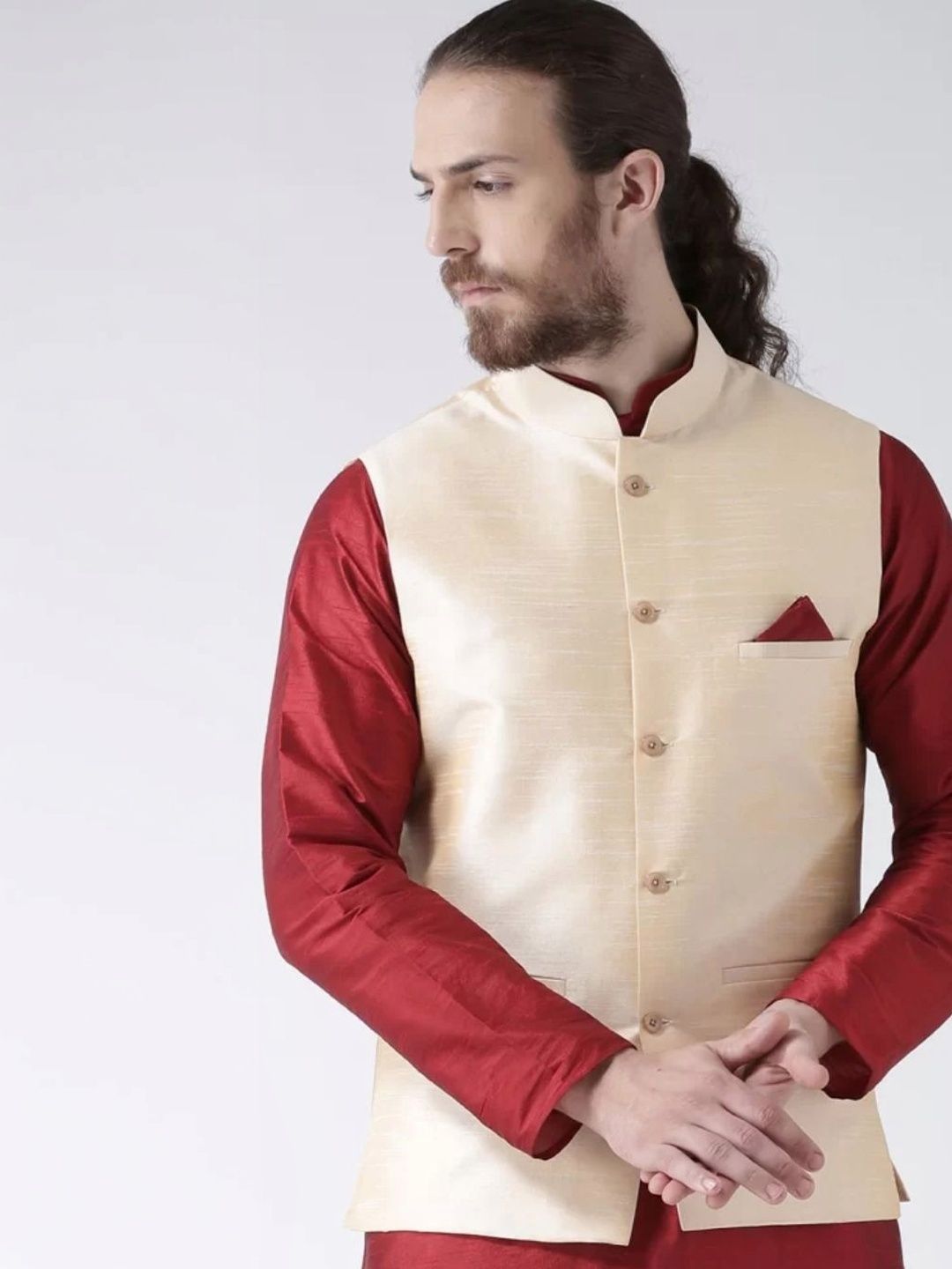 KUTUB FASHION Sleeveless Nehru Jackets-picture-55