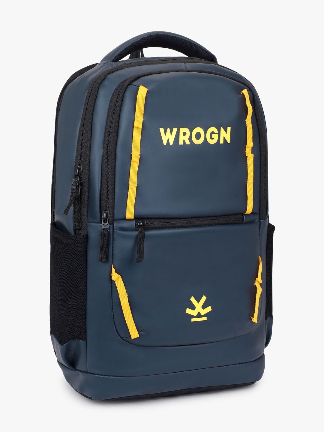 WROGN Unisex Brand Logo Contrast Detail Backpack with Compression Straps-picture-13