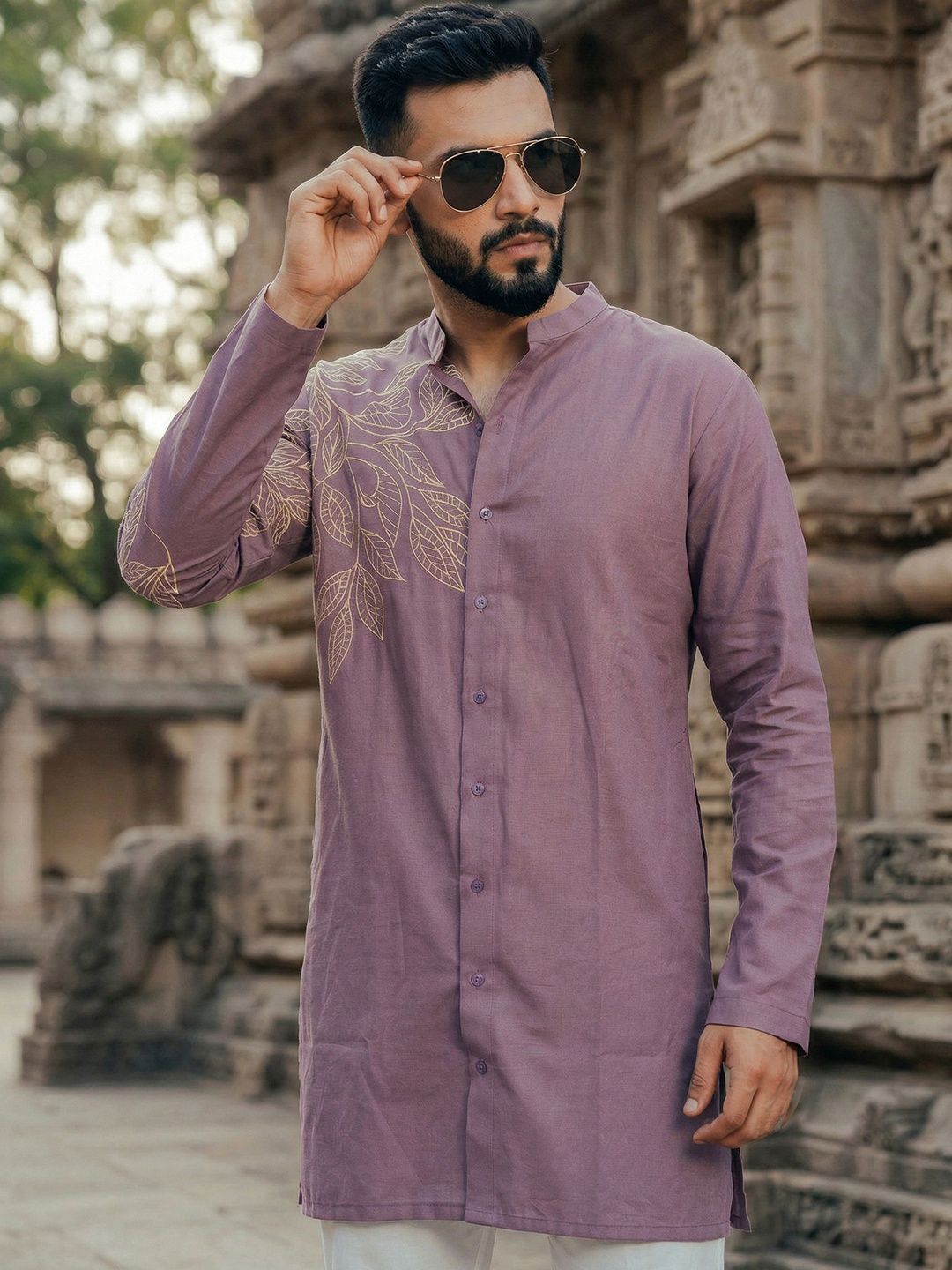 RE-FYND Men Embroidered Thread Work Kurta-picture-36
