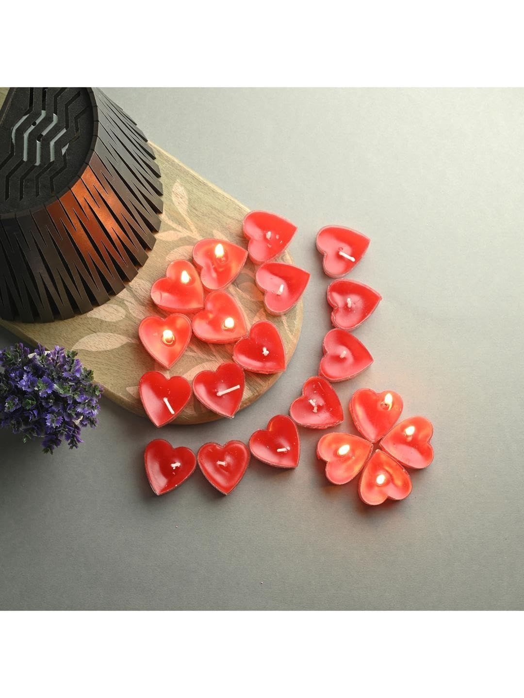1ST TIME Red & Red 20 pieces Tea Light Candle-image-4