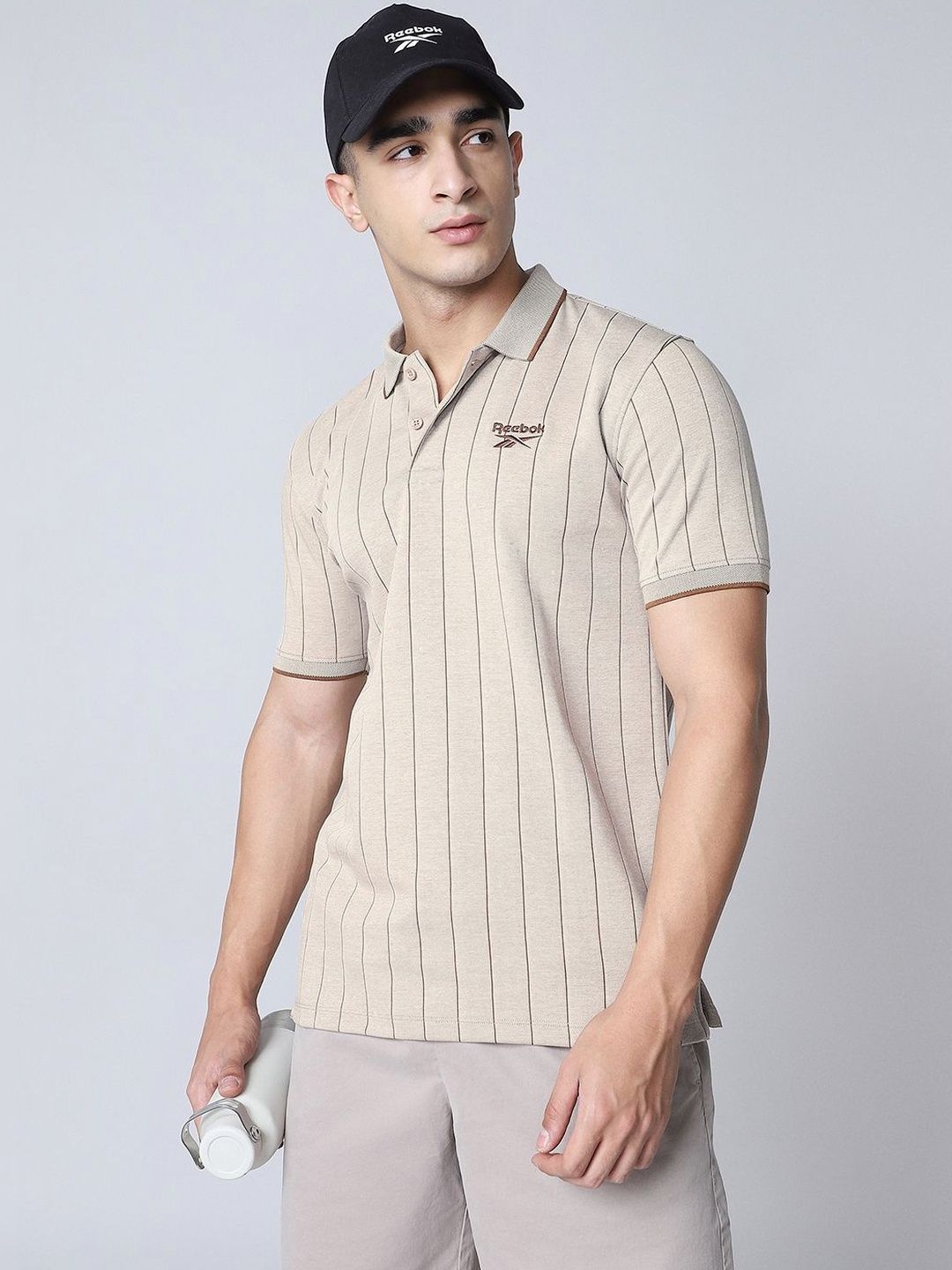 Reebok Logo-Detailed Polo-Collar Neck Tshirts-picture-18