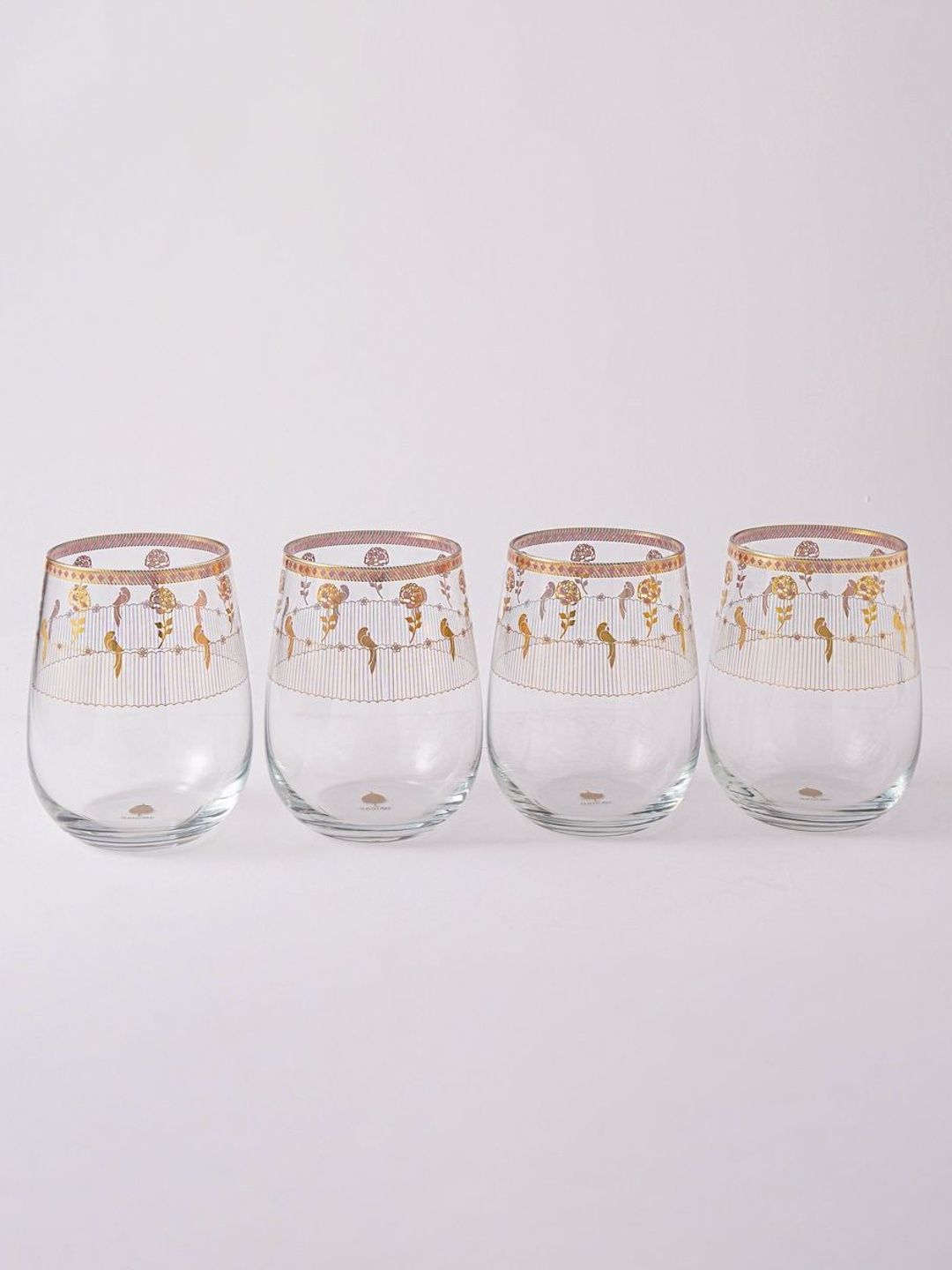 JAYPORE Gold-Toned Glass Water Glass-picture-30