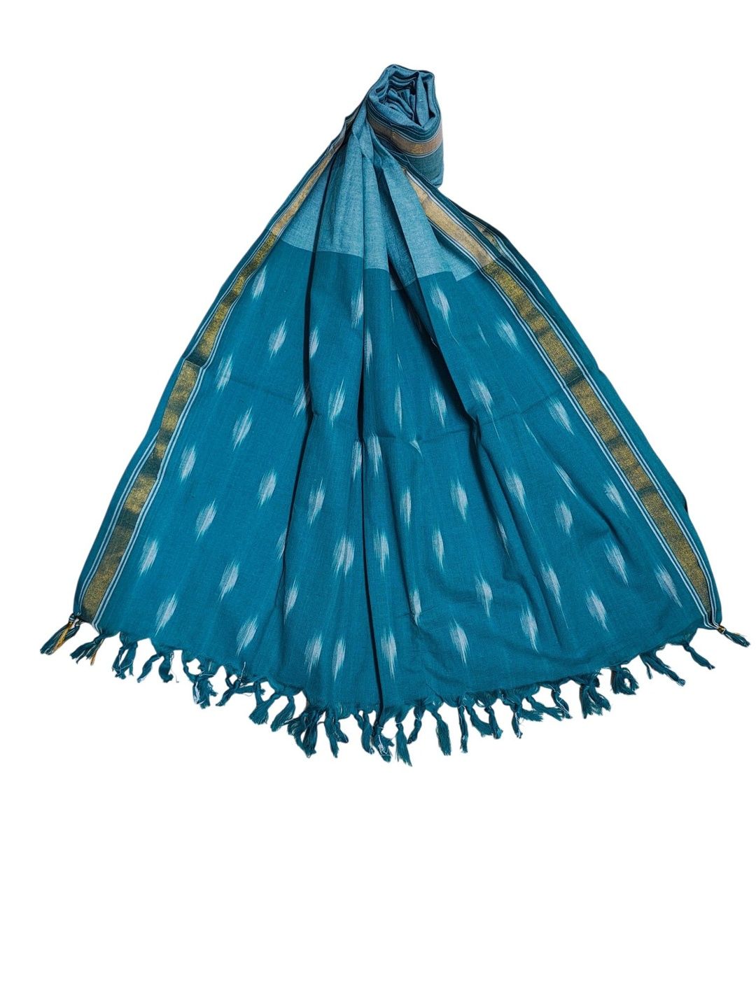 ivikta Ethnic Motifs Woven Design Pure Cotton Ikat Dupatta-picture-58