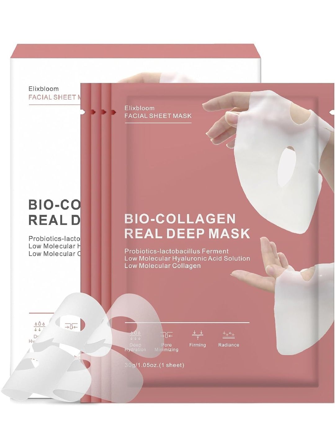 krupa Set Of 4 Bio Collagen Real Deep Mask - 30 g Each-picture-43