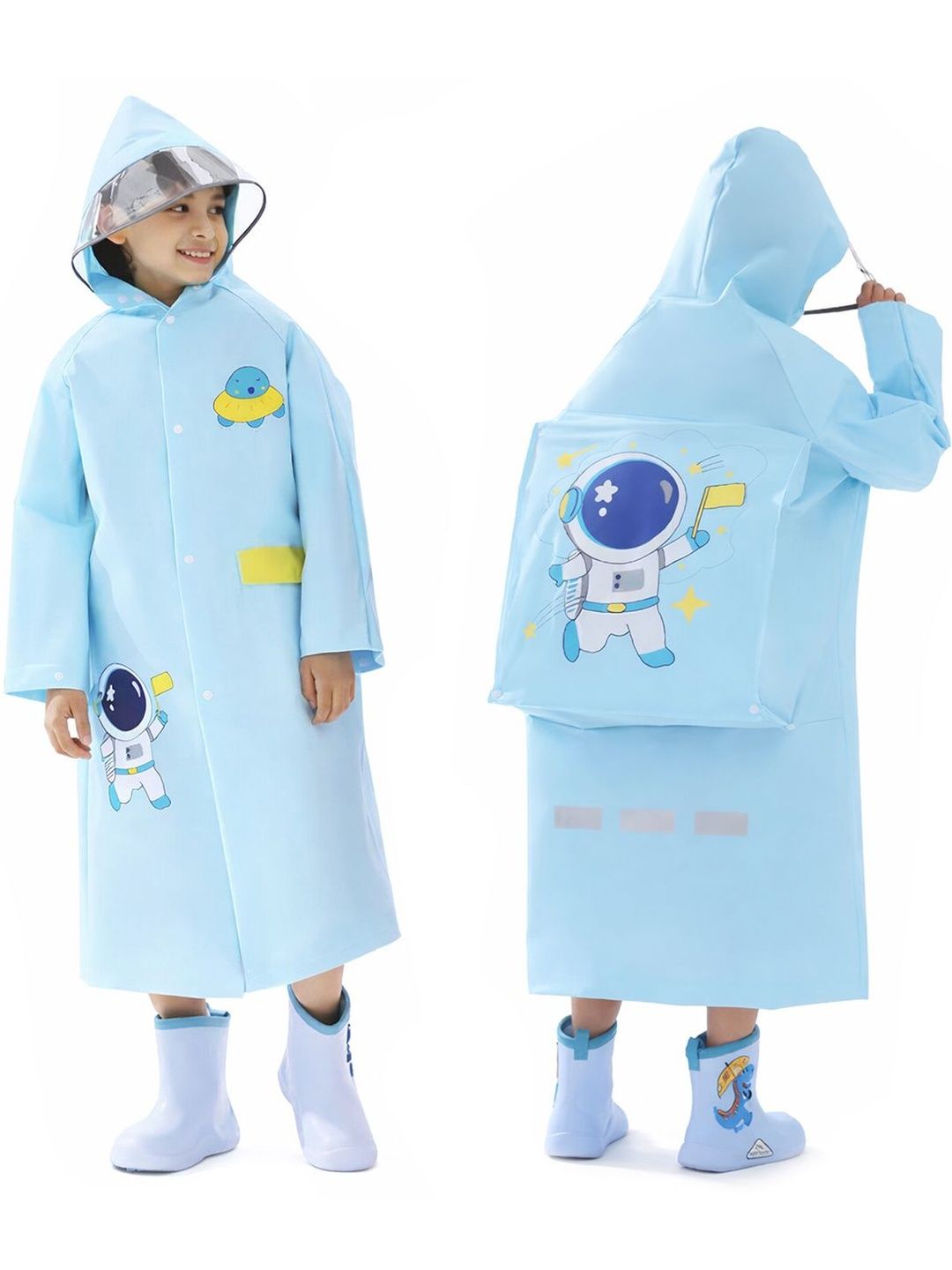 Bold N Elegant Kids Printed Rain Jacket-picture-24