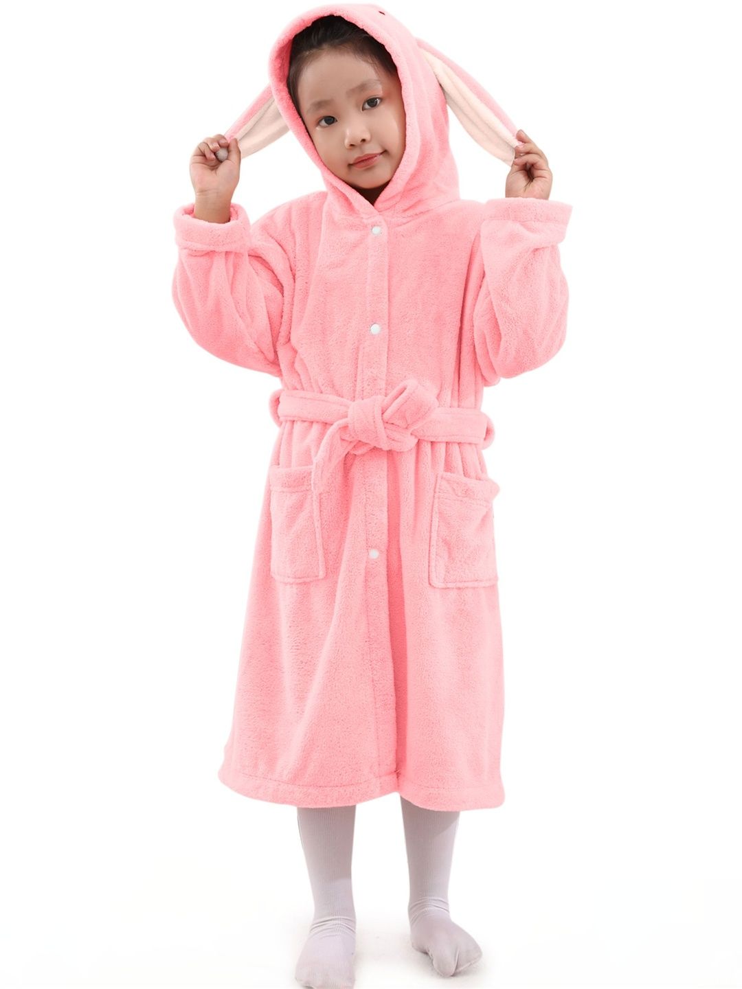 HOUSSE Kids Knee Length Bath Robe & Wraps-image-31