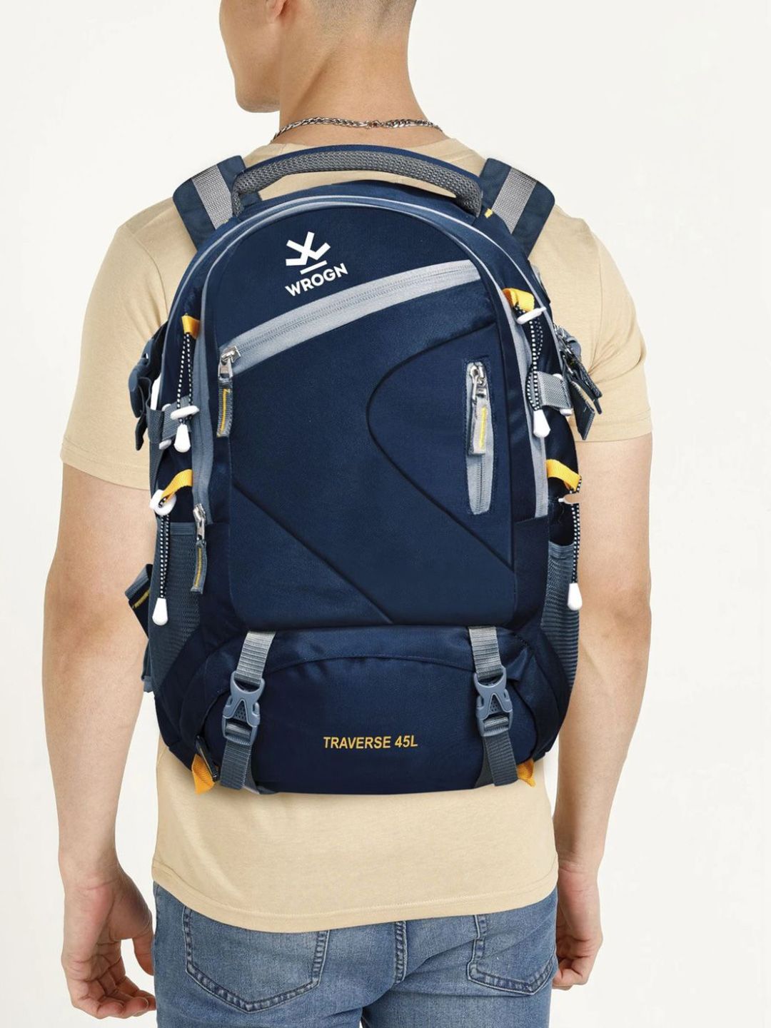 WROGN Unisex Brand Logo Backpack-picture-16
