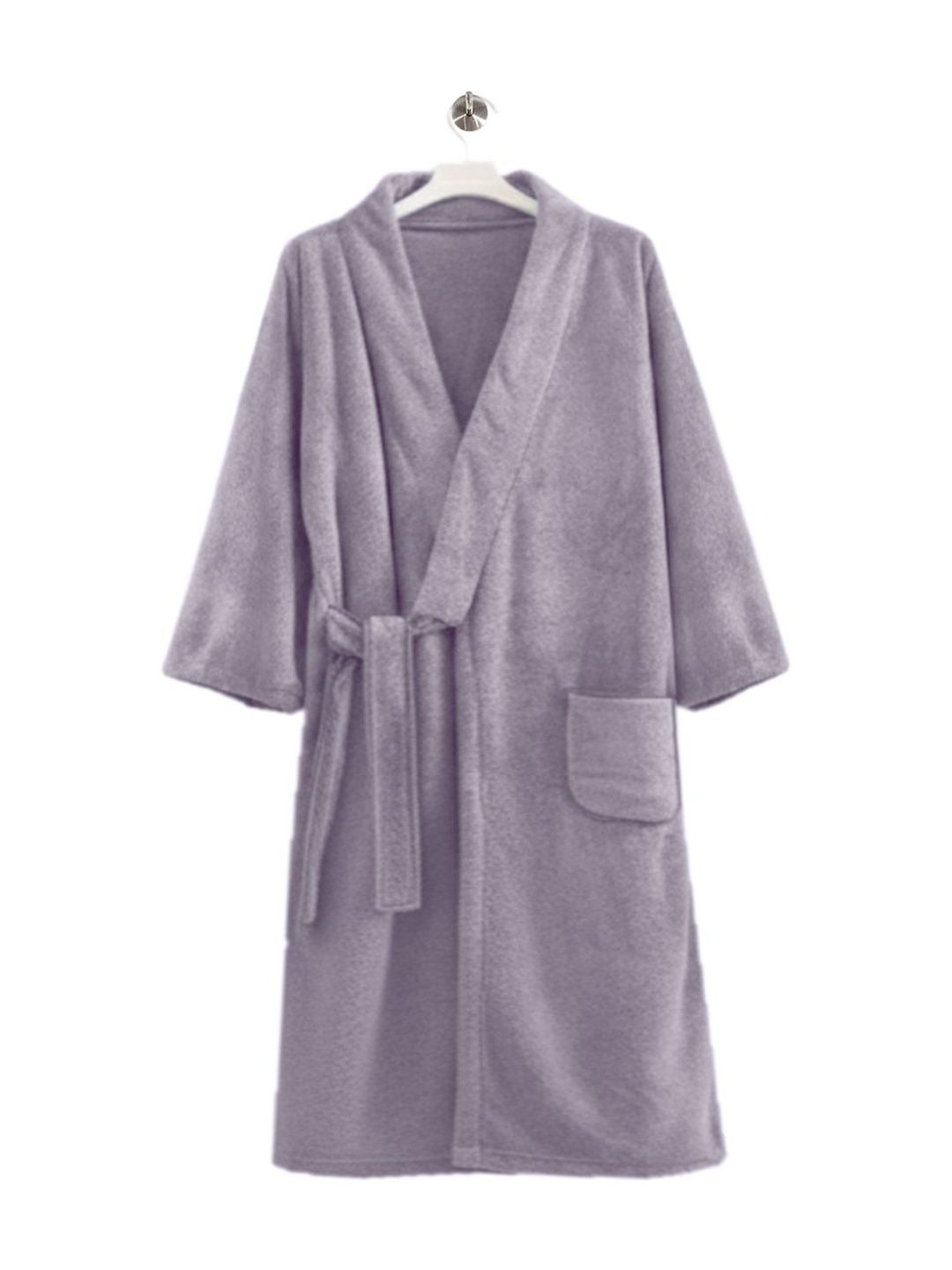 HOUSSE Knee Length Soft Absorbent 350 GSM Bath Robe & Wraps-picture-21