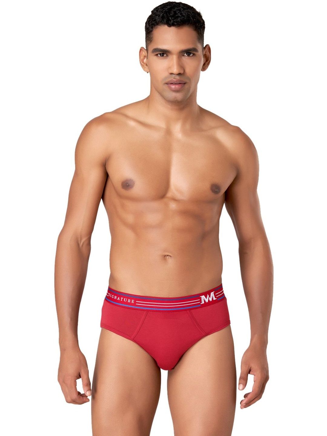 Macroman M-Series Men Cotton Basic Briefs-image-31