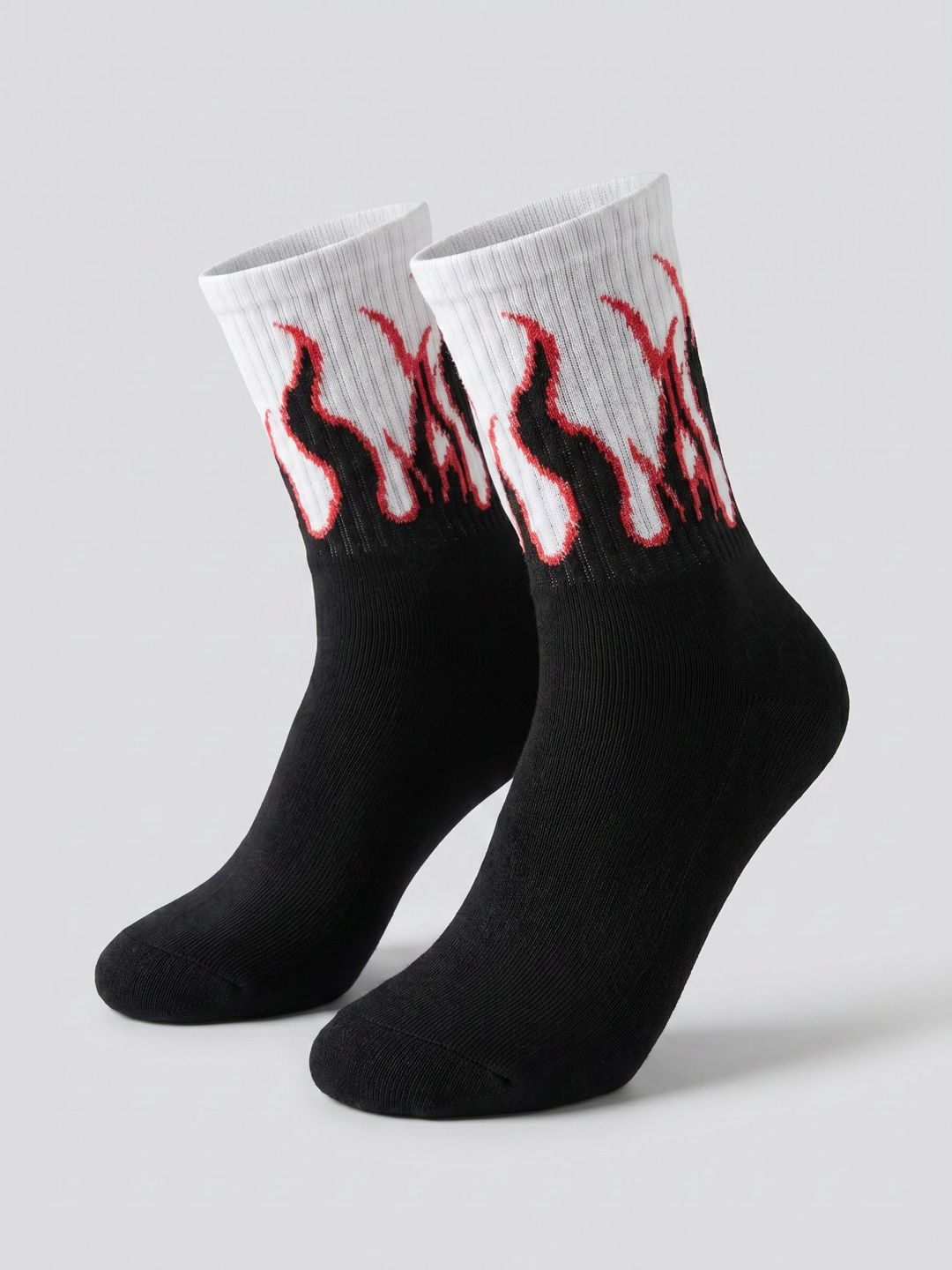 Moda Rapido Men Cotton Blend Patterned Calf Length Socks-picture-21