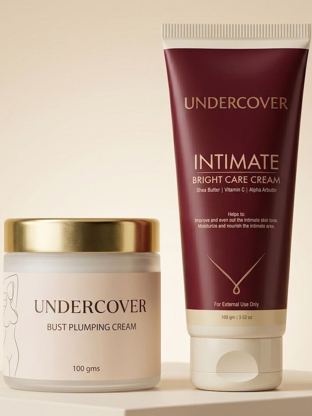 Undercover Pack of 2 Bust Plumping Cream & Intimate Bright Care Cream-picture-29
