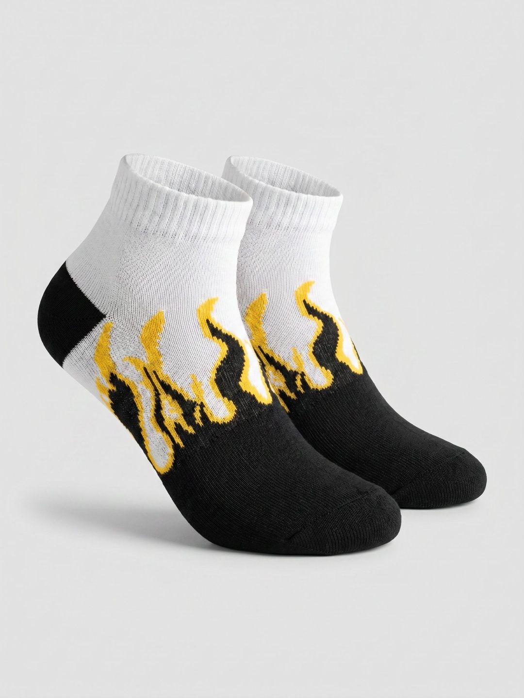 Moda Rapido Men Cotton Blend Patterned Ankle Length Socks-picture-44