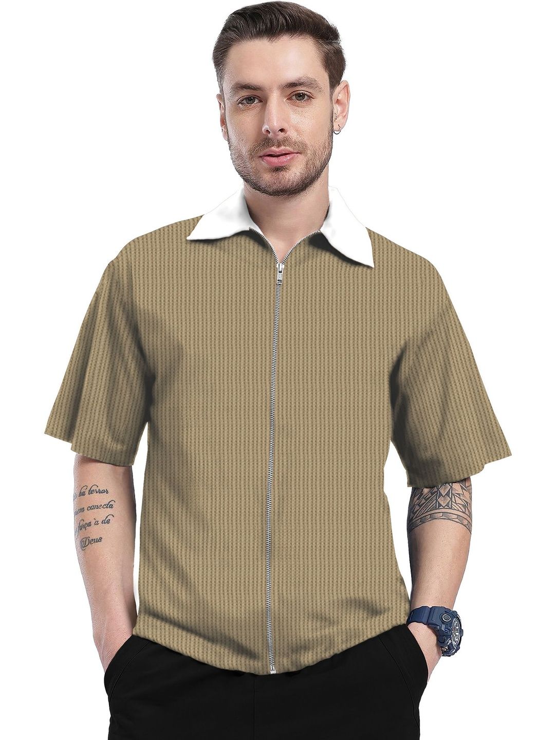 HOODLER Men Polo Collar T-shirt-picture-31