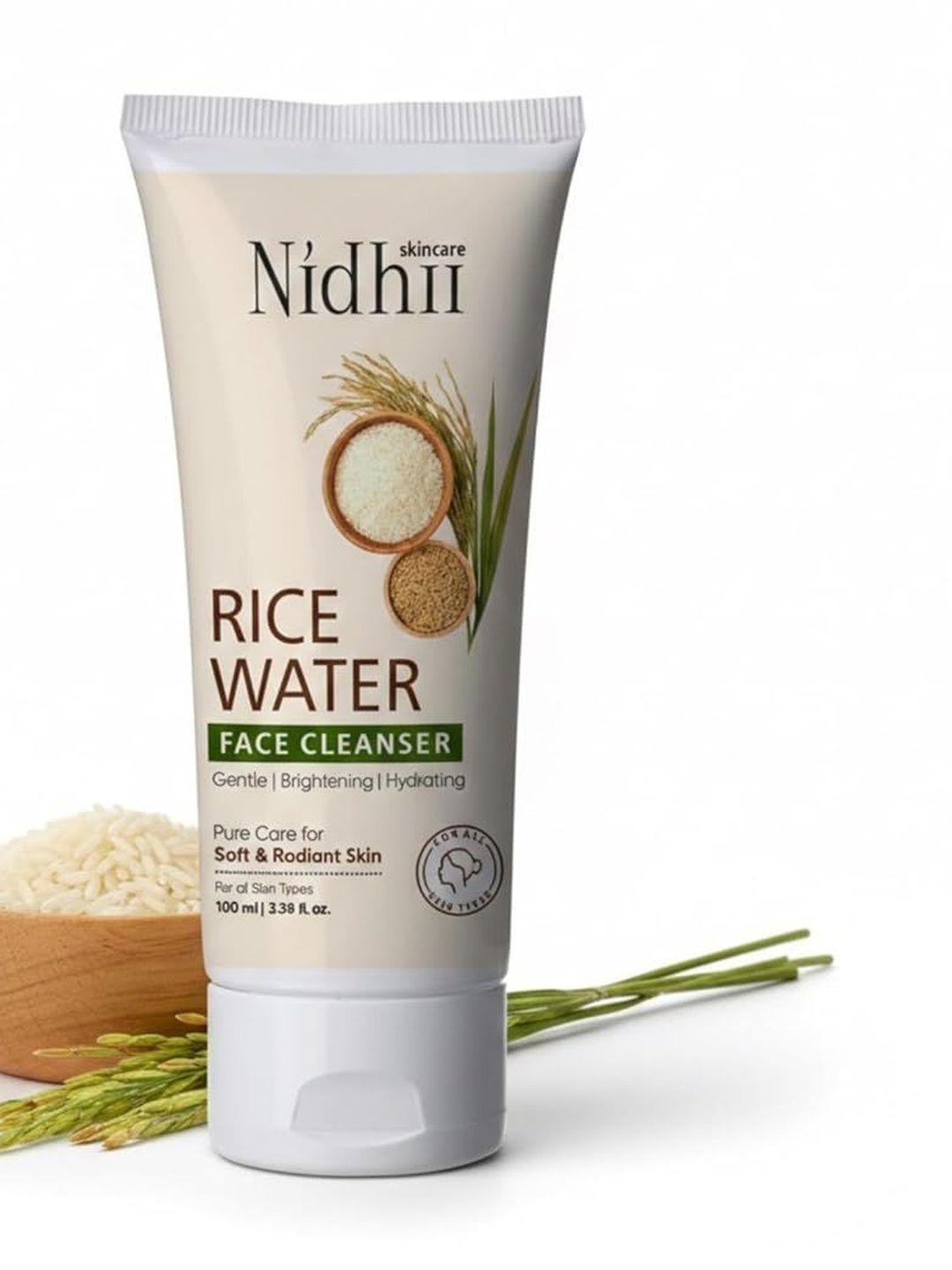Nidhii Skincare Rice Water Face Wash - 100 ml-image-30