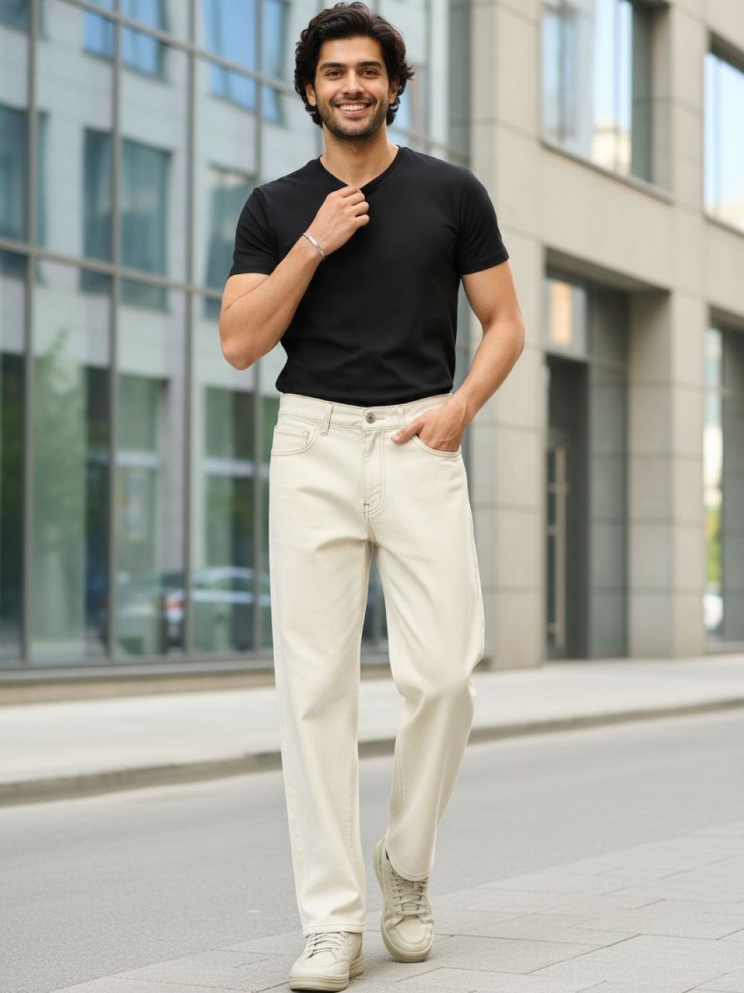 Kook N Keech Men Classic Mid-Rise Stretchable Jeans-image-35