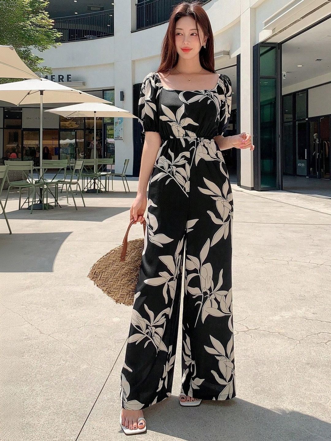 AmorLuxe Printed Basic Jumpsuit-picture-47