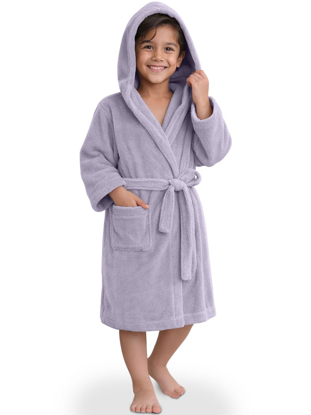 HOUSSE Kids Knee Length Bath Robe & Wraps-picture-17