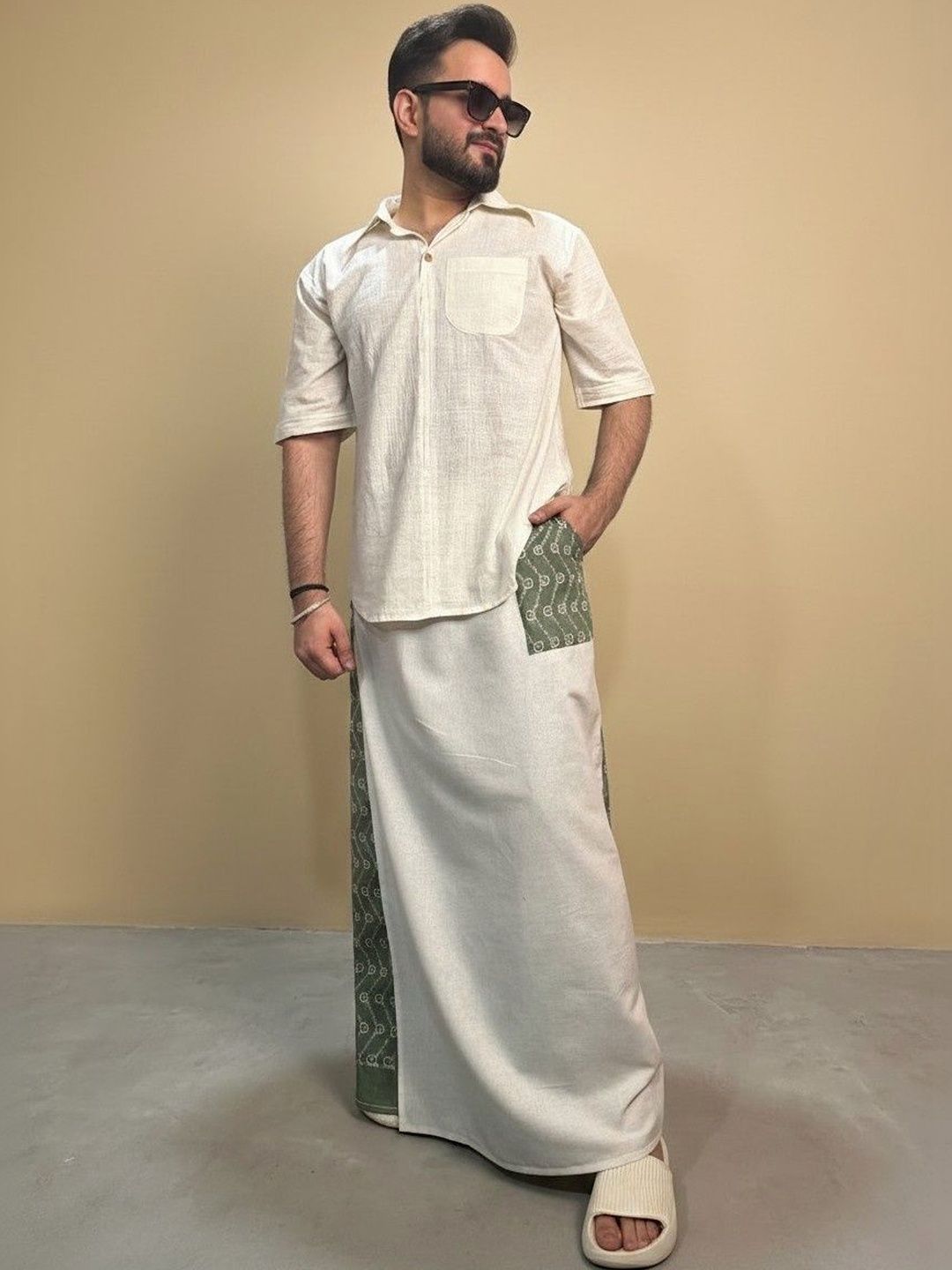 NIRMAL ONLINE Men Cotton Blend Dhoti Pants Dhotis-picture-38