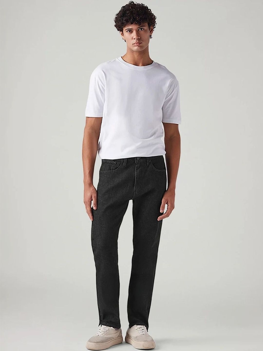 Levis Men Classic Straight Fit Mid-Rise Stretchable Jeans-picture-50