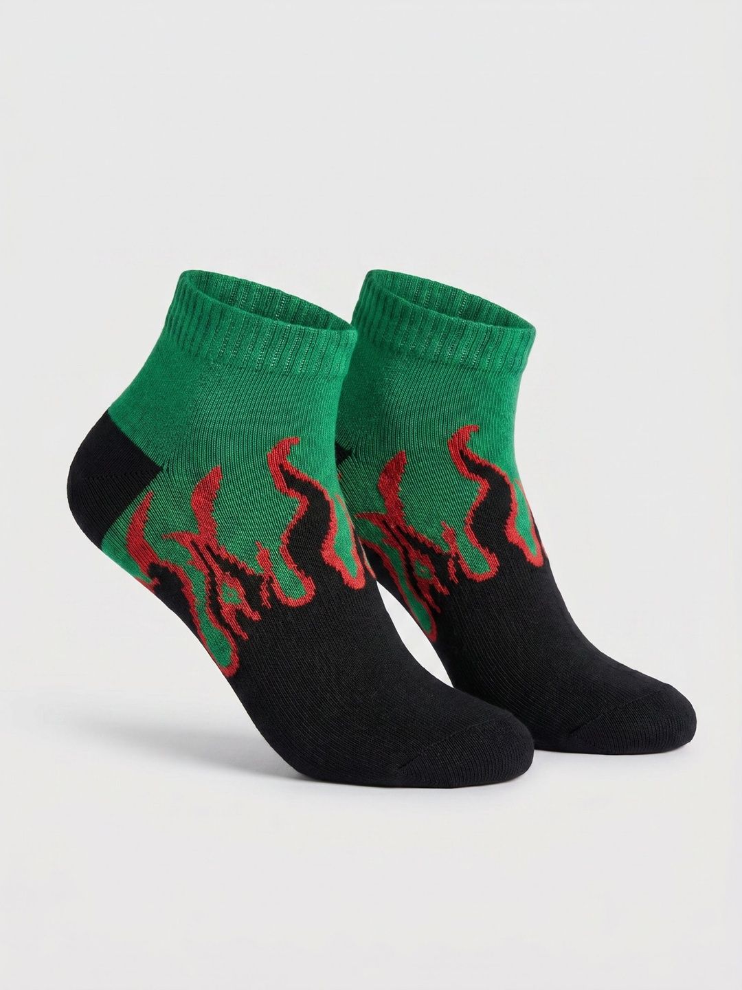 Moda Rapido Men Cotton Blend Patterned Ankle Length Socks-picture-43