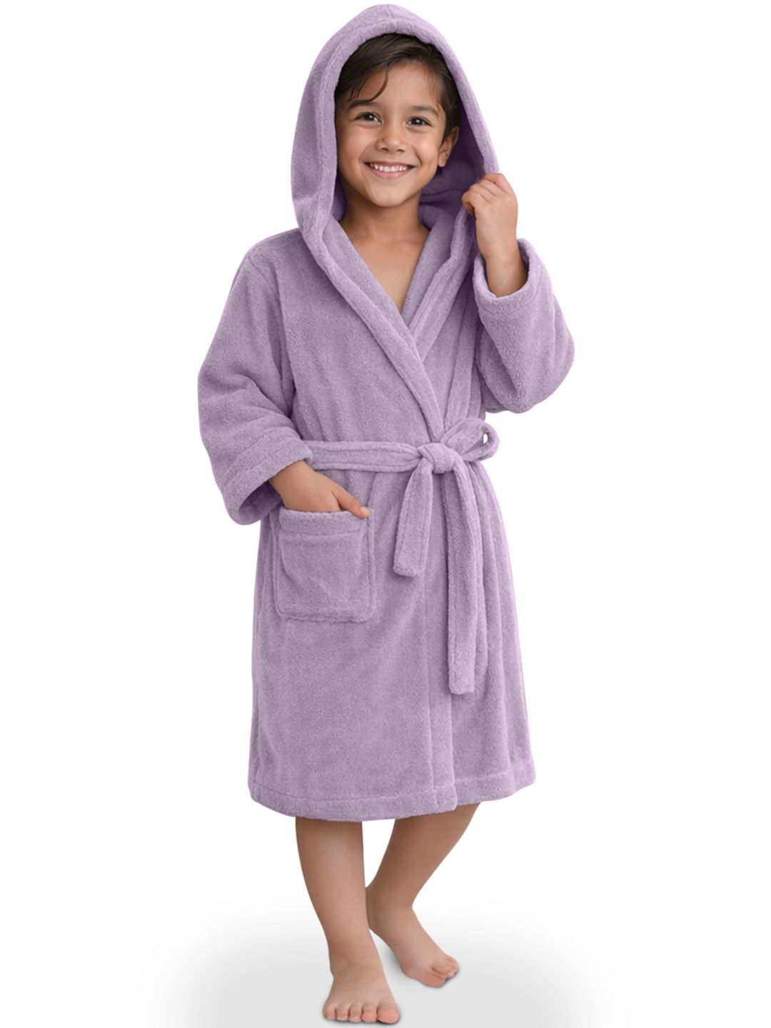 HOUSSE Kids Knee Length Bath Robe & Wraps-picture-14