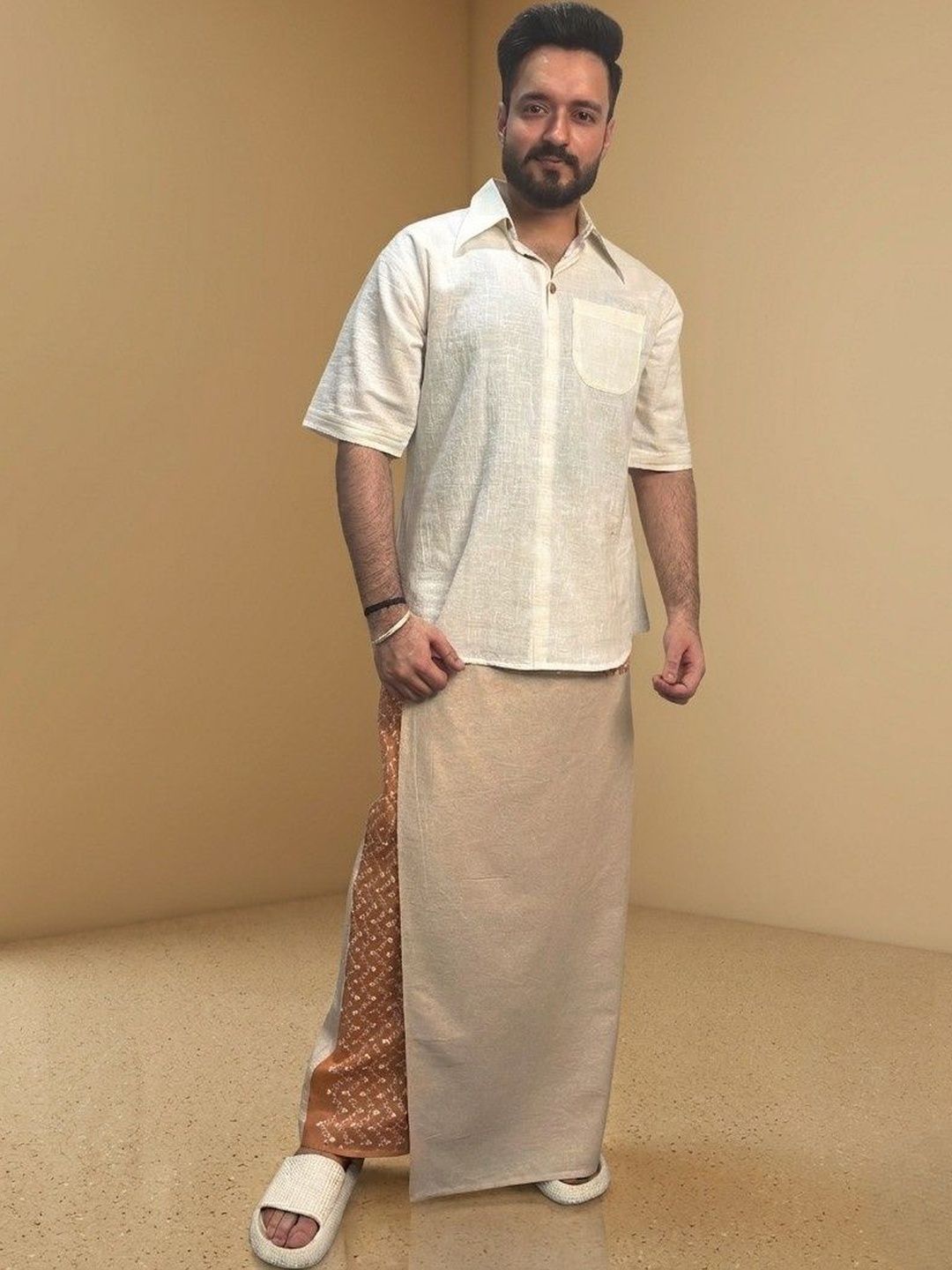 NIRMAL ONLINE Men Cotton Blend Dhoti Pants Dhotis-picture-58