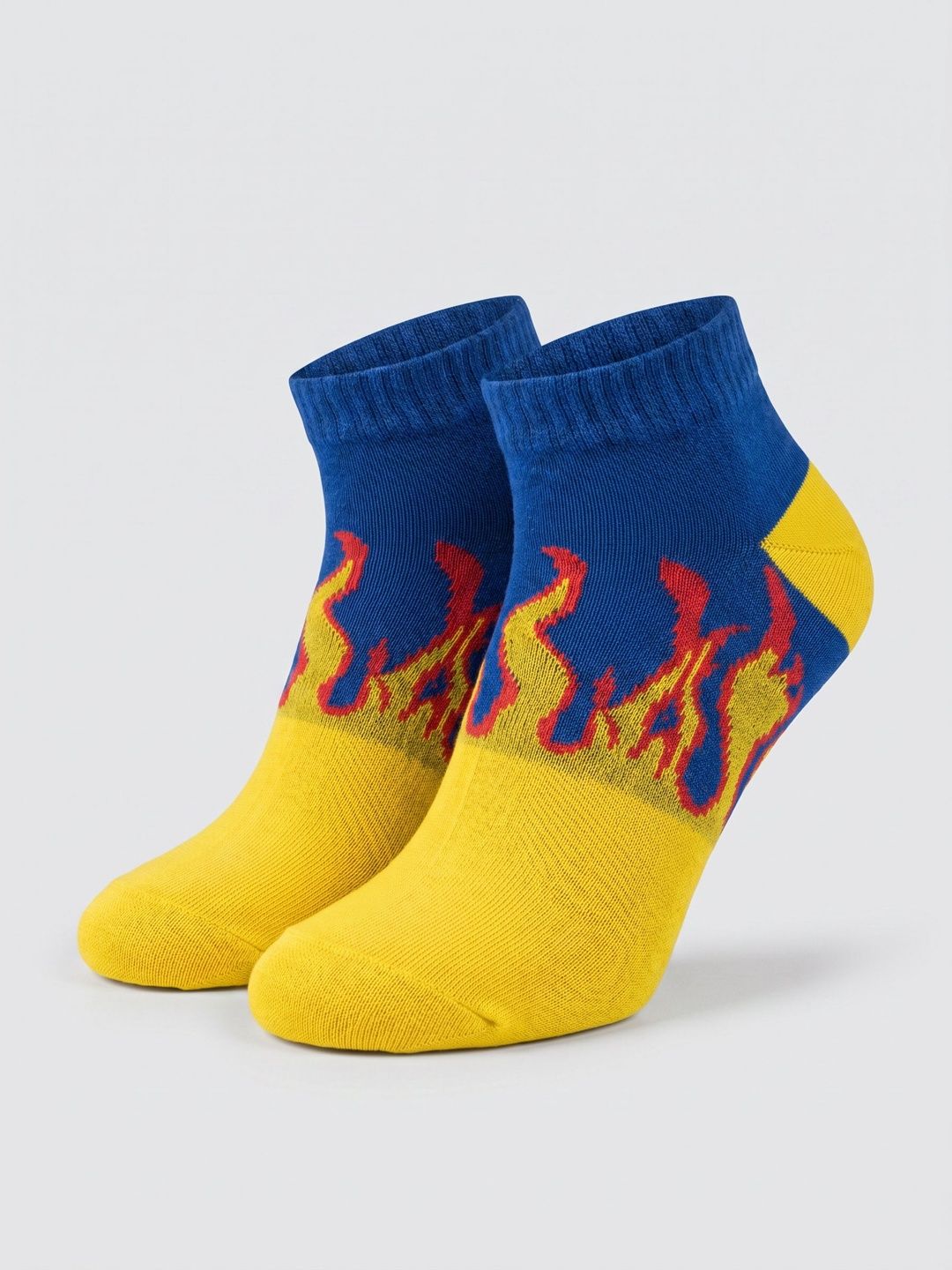 Moda Rapido Men Cotton Blend Patterned Ankle Length Socks-image-15