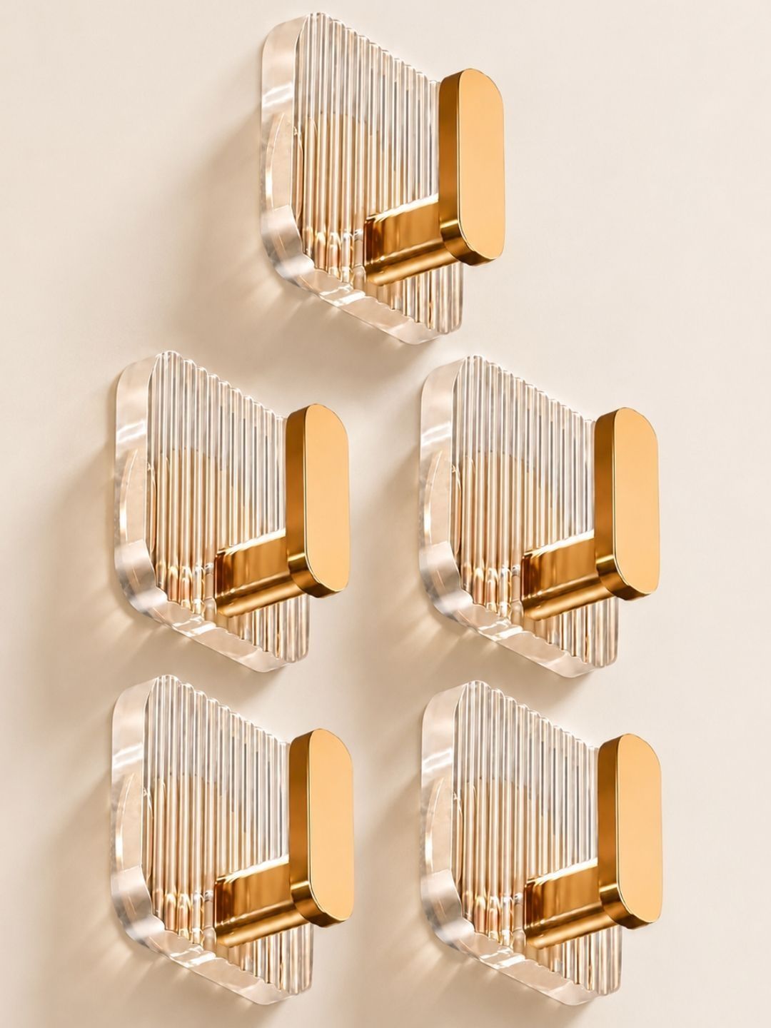 Klivon 5-Pcs Adhesive Wall Hooks-picture-46