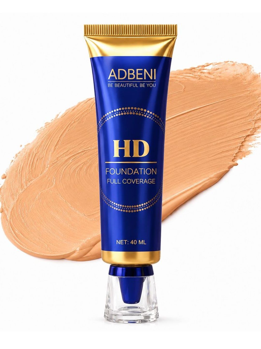 Adbeni HD Liquid Foundation - 40 ml - Ivory - 01-image-7