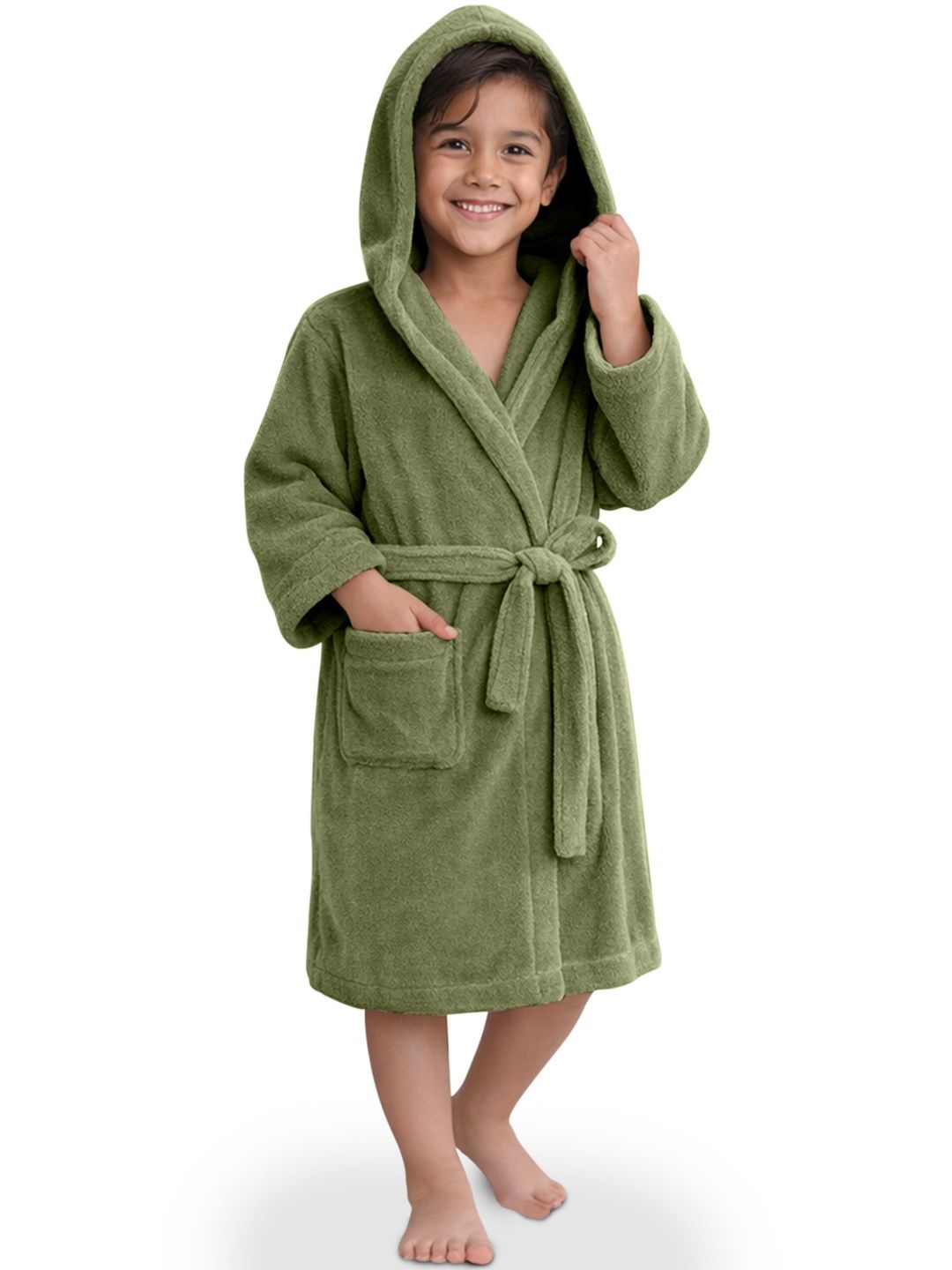 HOUSSE Kids Knee Length Bath Robe & Wraps-picture-33