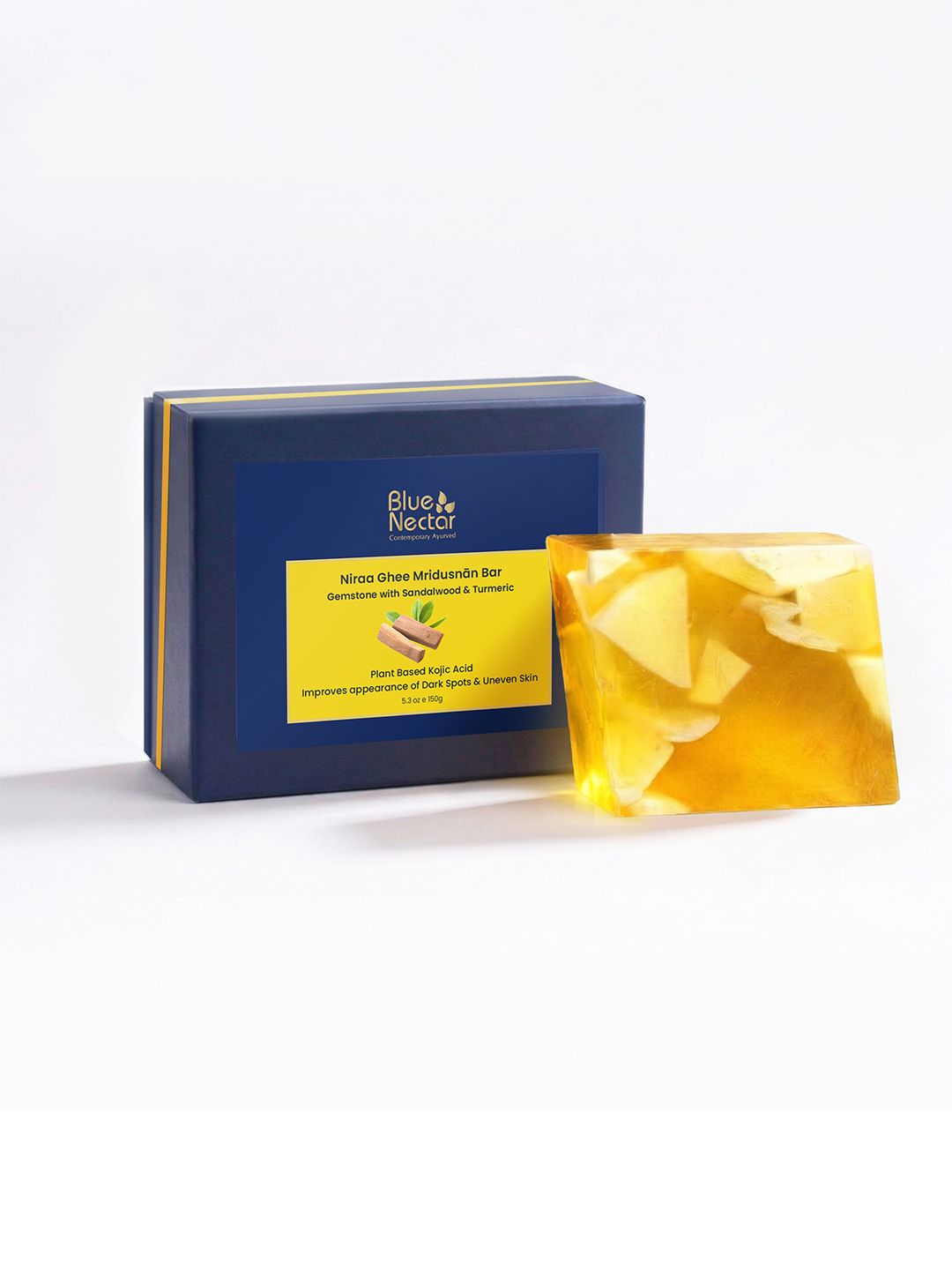 Blue Nectar Sandalwood & Turmeric Soap Bar - 150 g-picture-23
