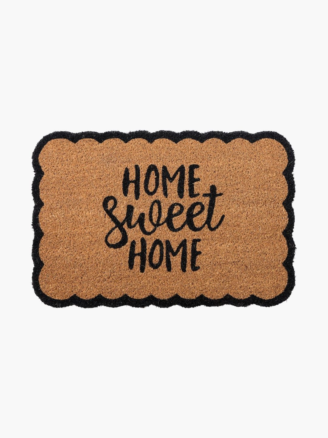 Home Centre Corsica Brown & Black Home Sweet Home Printed Coir Doormat-image-19