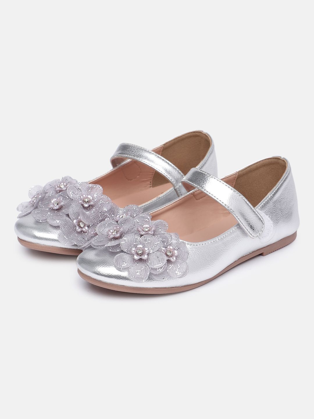 Mothercare Girls Embellished Mary Jane Ballerinas-picture-34