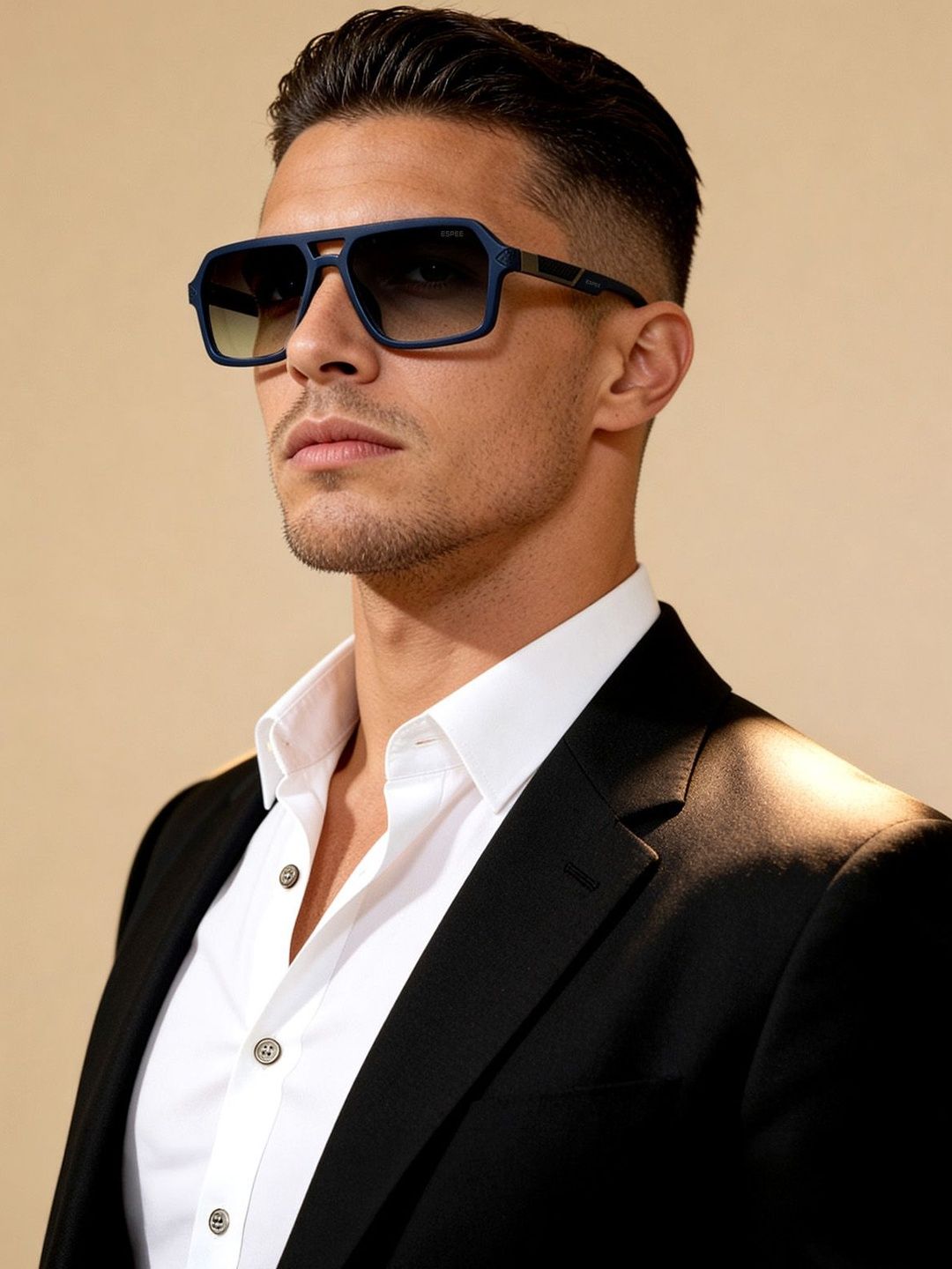 Espee Men Blue Lens & Blue Square Sunglasses with-image-44