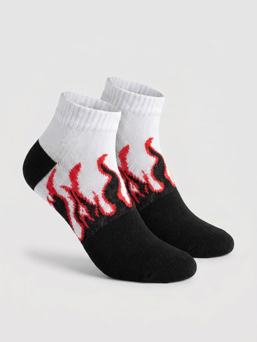 Moda Rapido Men Cotton Blend Patterned Ankle Length Socks-picture-57