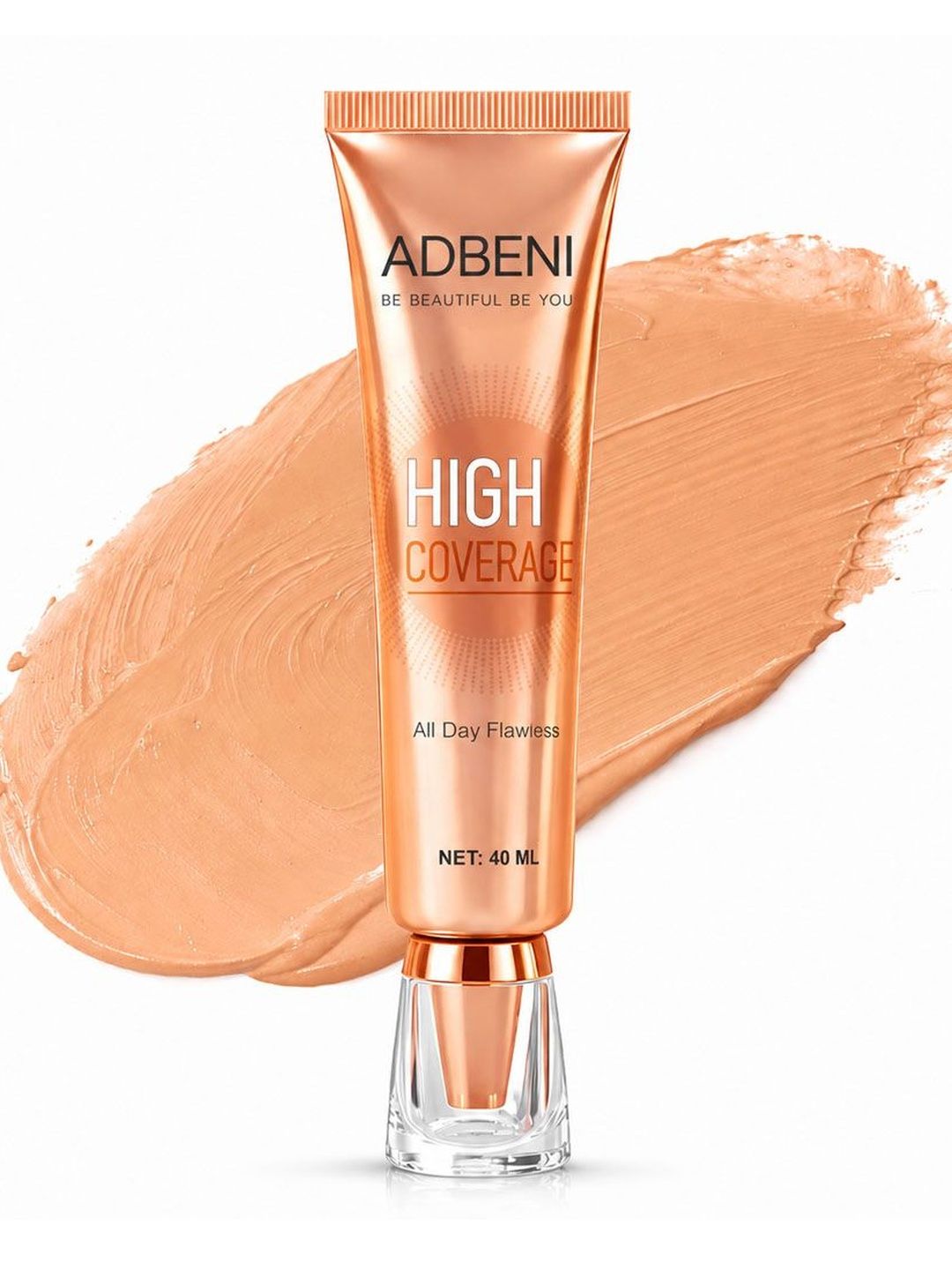 Adbeni High Coverage Foundation - 40 ml - Ivory - 01-image-8