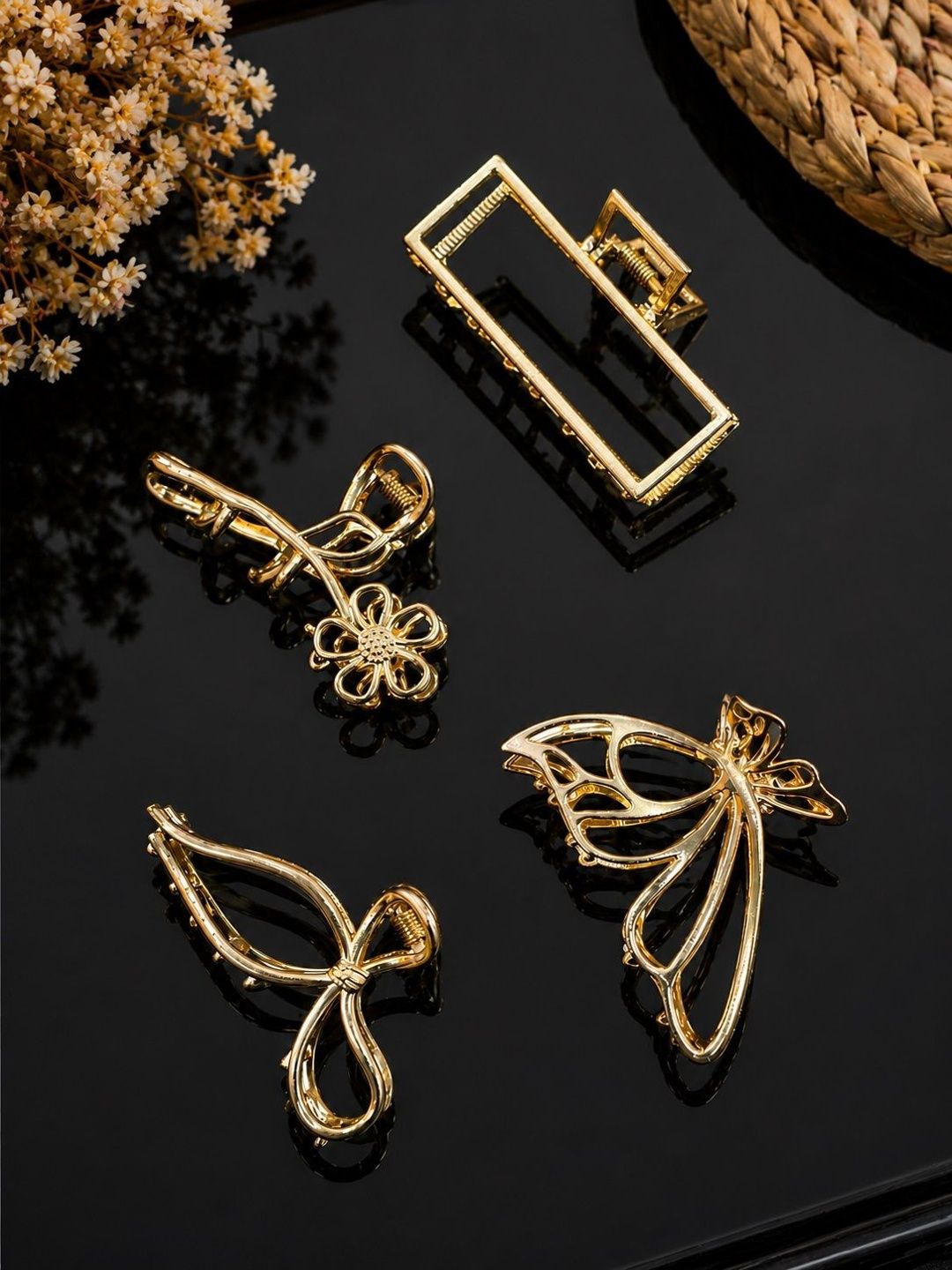 DIVASTRI Women Set of 4 Claw Clip-picture-15