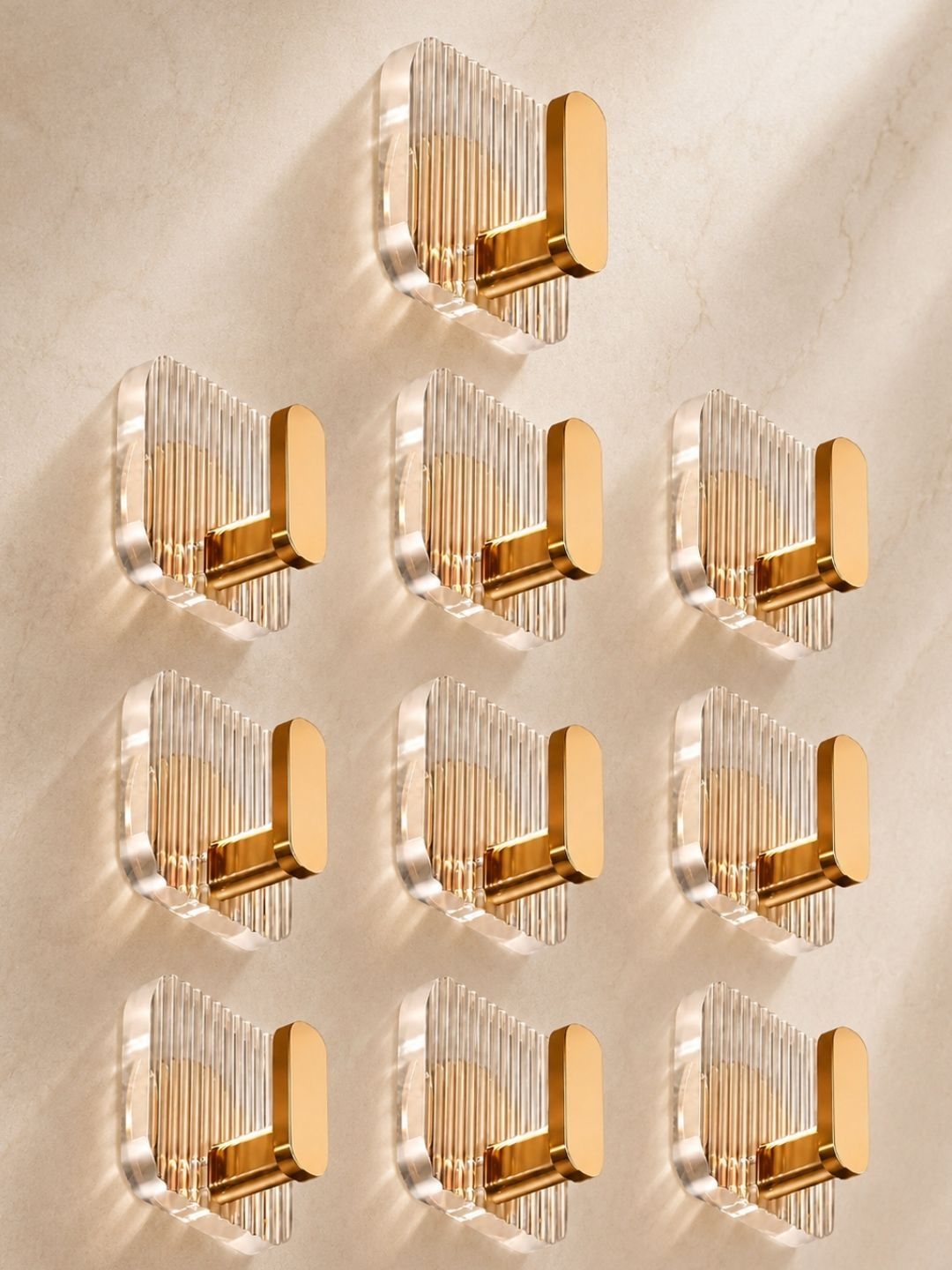Klivon 10-Pcs Adhesive Wall Hooks-picture-50