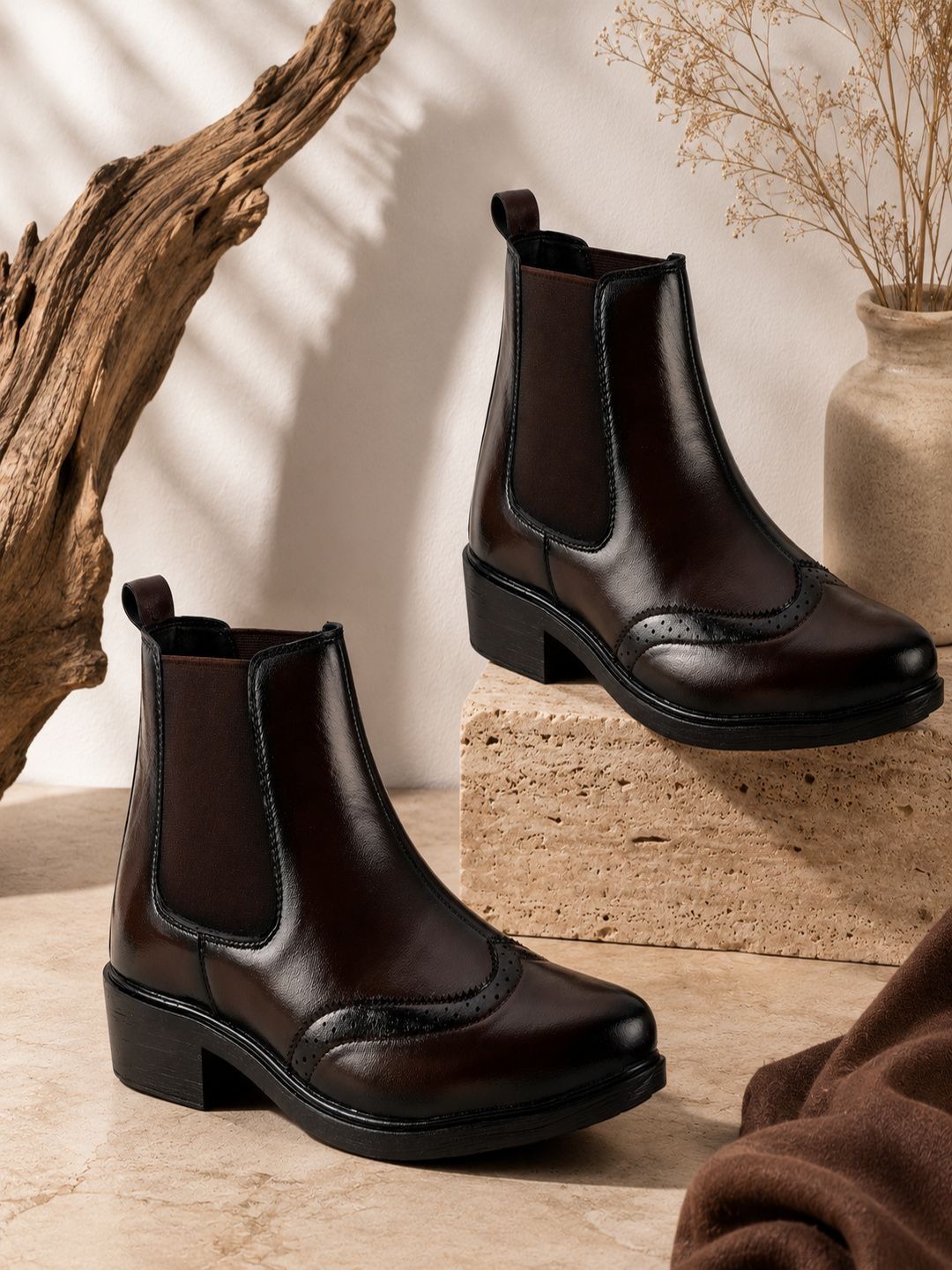 ABJ Fashion Men Blocked Heeled Boots-picture-47