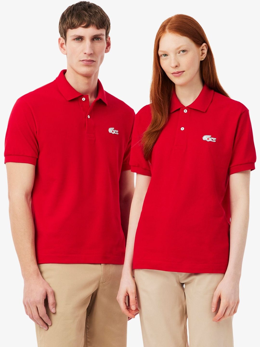 Lacoste Unisex Polo Collar T-shirt-picture-37
