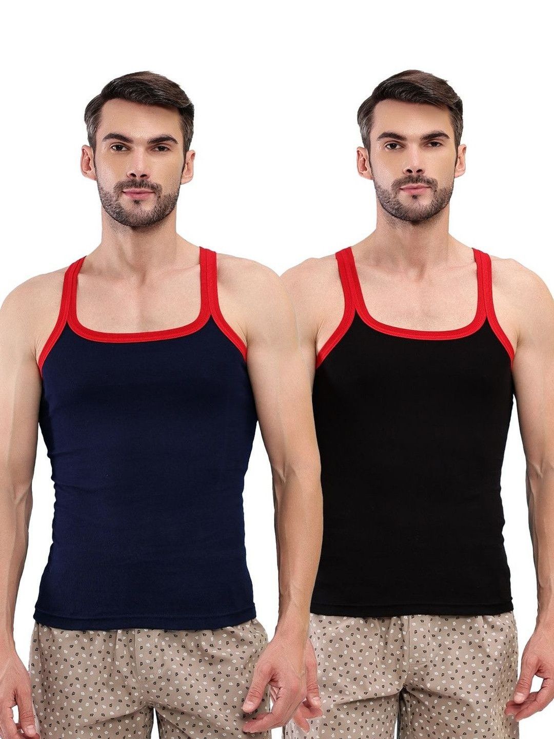 T.T. Pack of 2 Assorted Cotton Undershirt-picture-25
