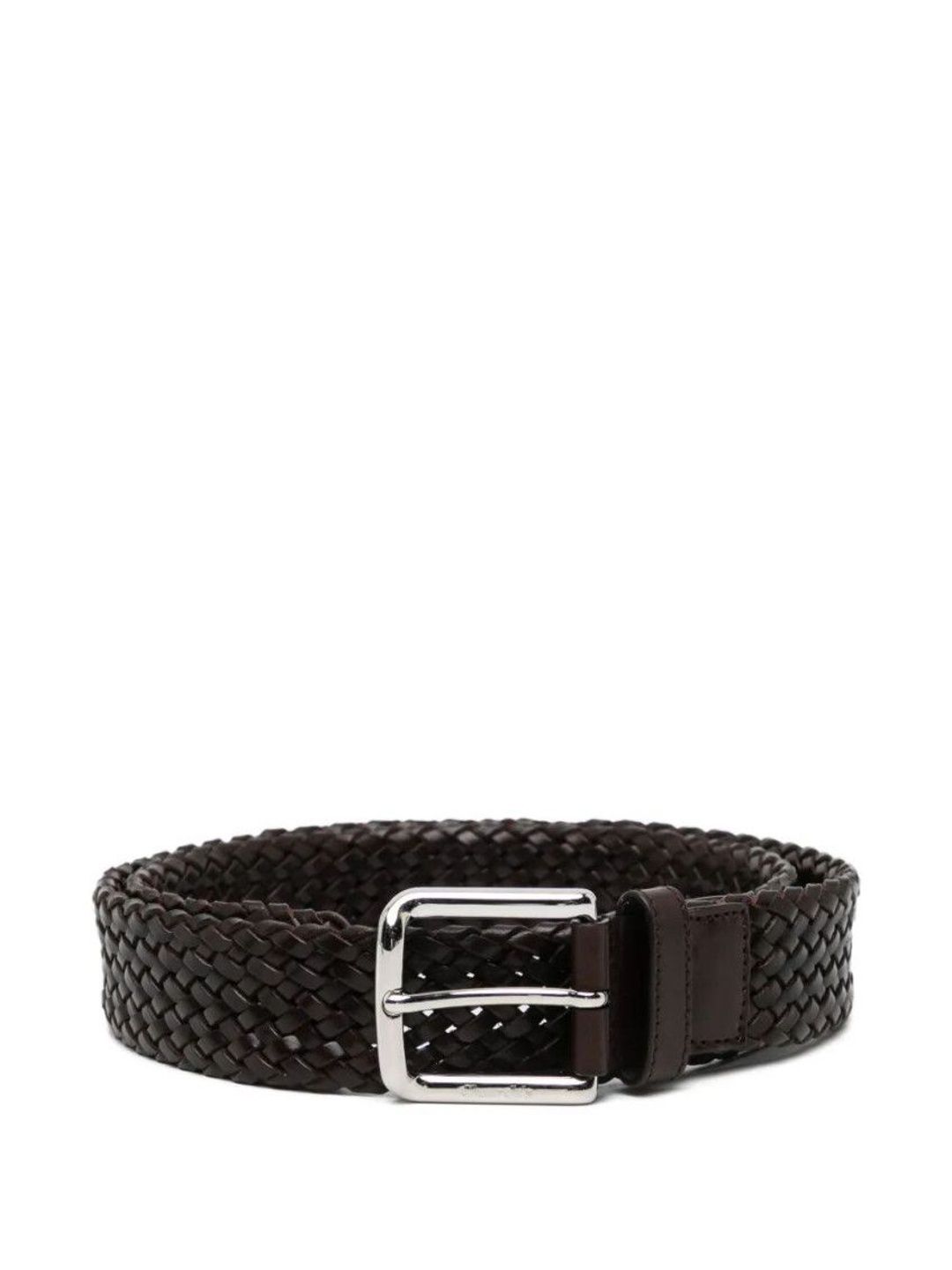 Black Woven Buckle Belt-image-6