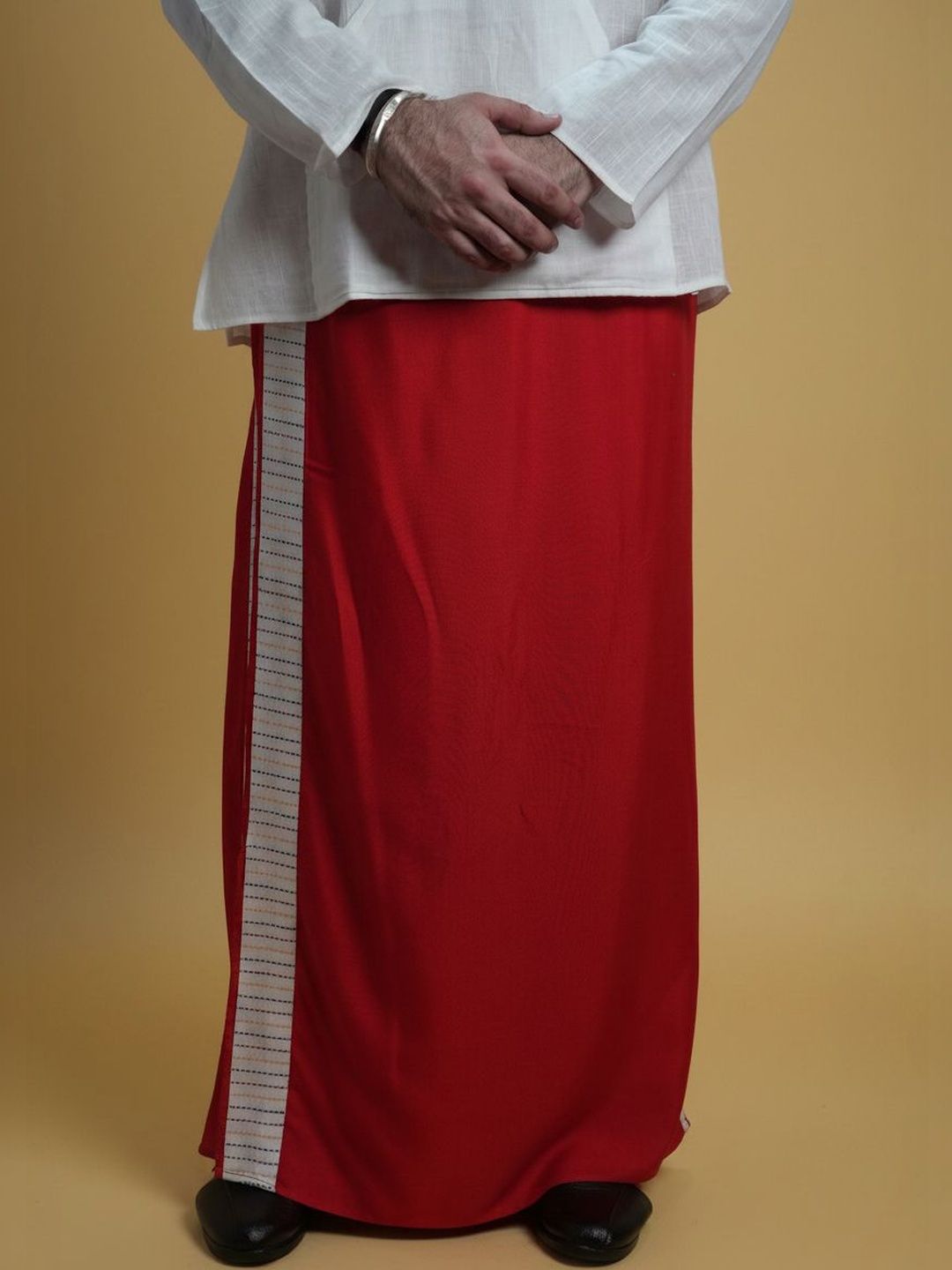 NIRMAL ONLINE Men Striped Dhoti Pants Dhotis-picture-12